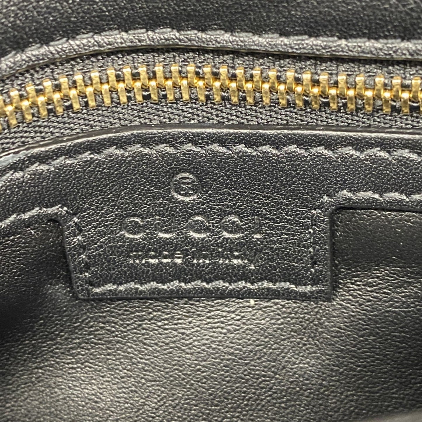 Gucci Blondie Shoulder Bag 699210 Leather Black