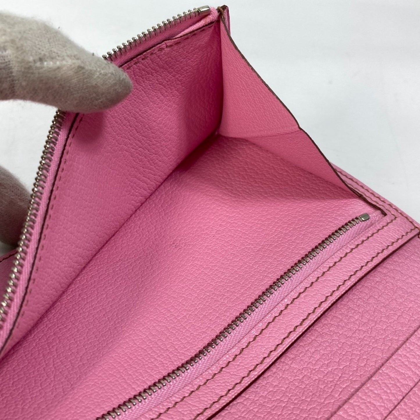 Hermes H Hardware Bearn Souffle Bifold Long Wallet Chevre