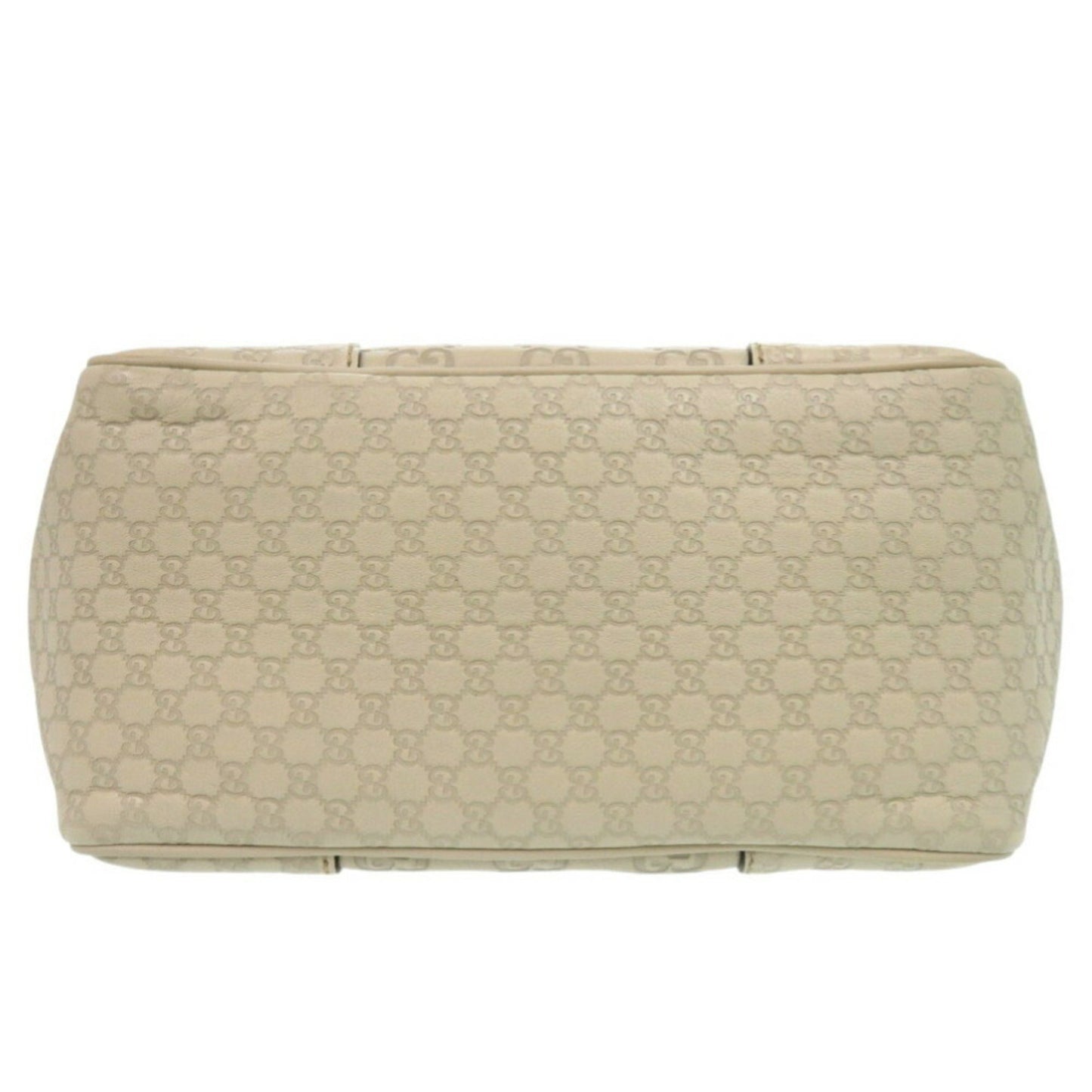 Gucci 353119 Guccissima Leather Ivory Handbag 1142Gucci