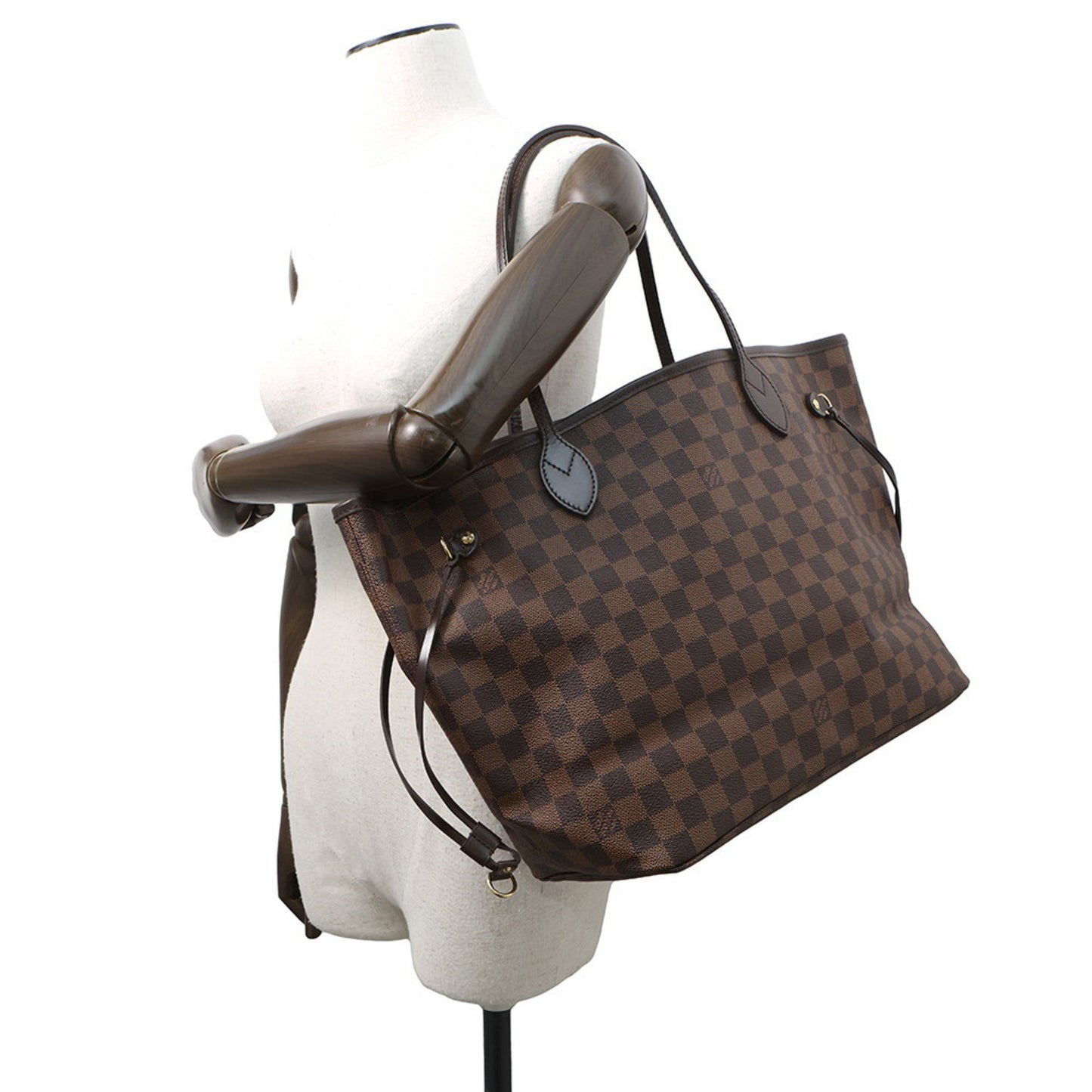 Louis Vuitton Tote Bag Damier Ebene Neverfull Mm N51105 Louis Vuitton