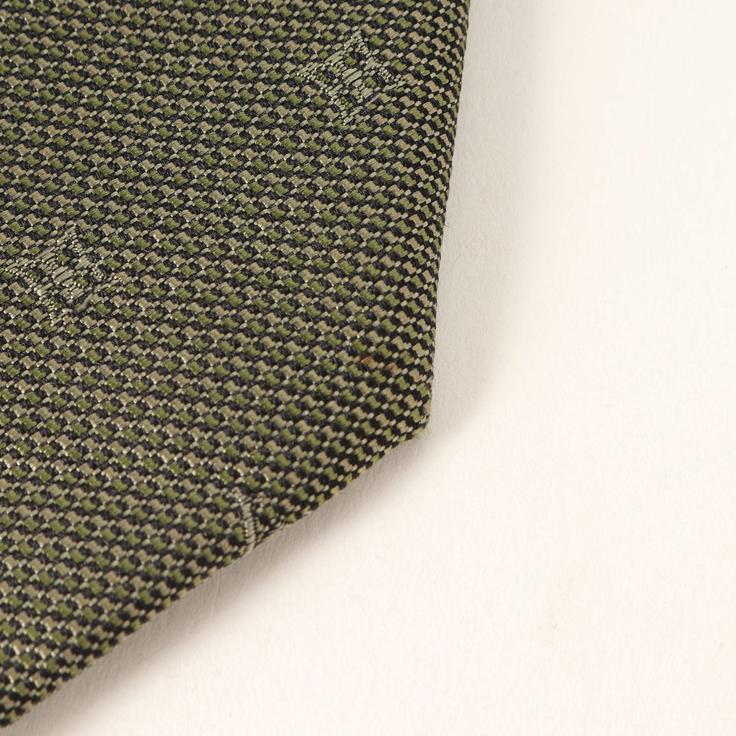 Louis Vuitton Monogram Silk Cravate Khaki Tie For Men