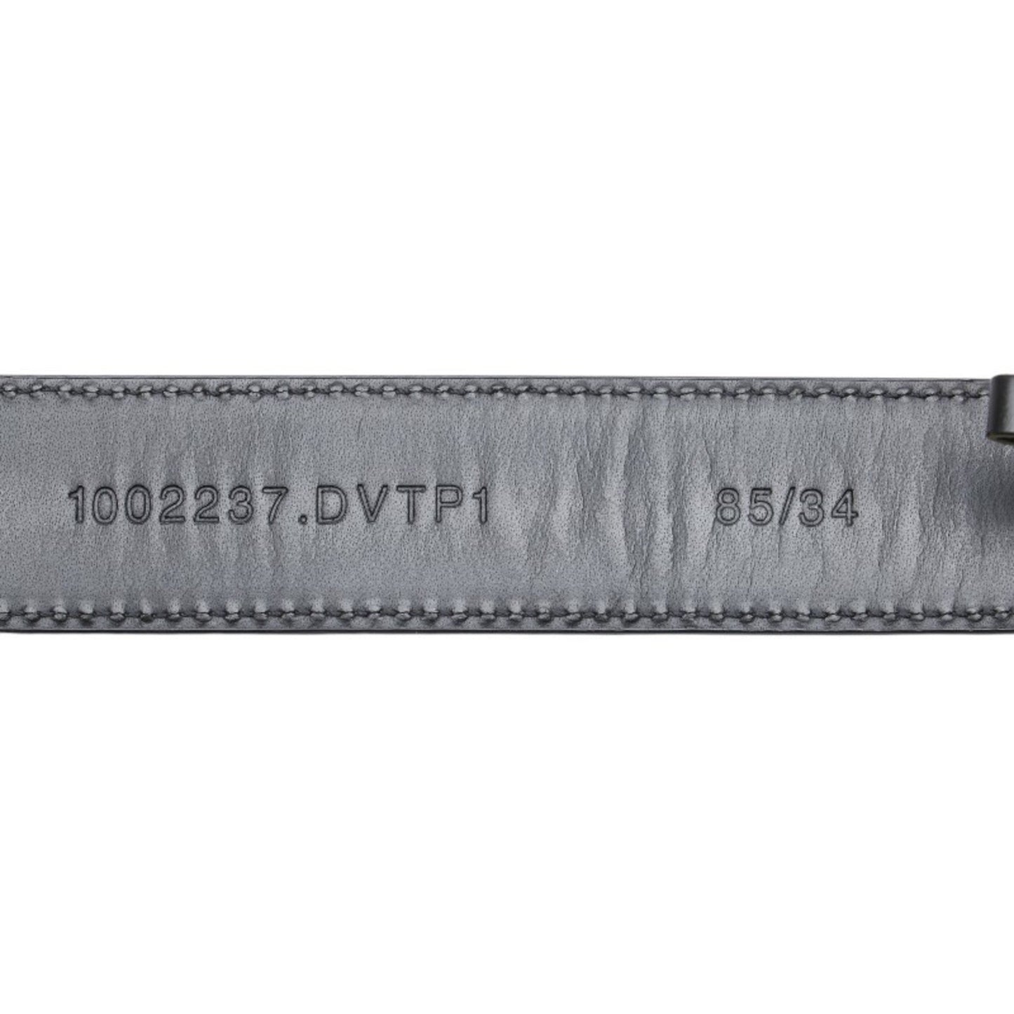 Versace Greca Belt Size: 85/34 Black Gold Leather Plated