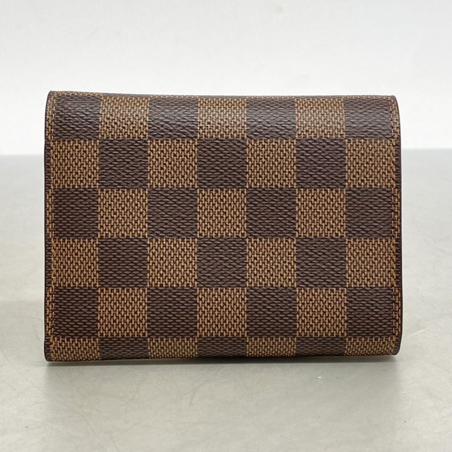 Louis Vuitton Tri-Fold Wallet Damier Victorine Portefeuille N41659 Ebene