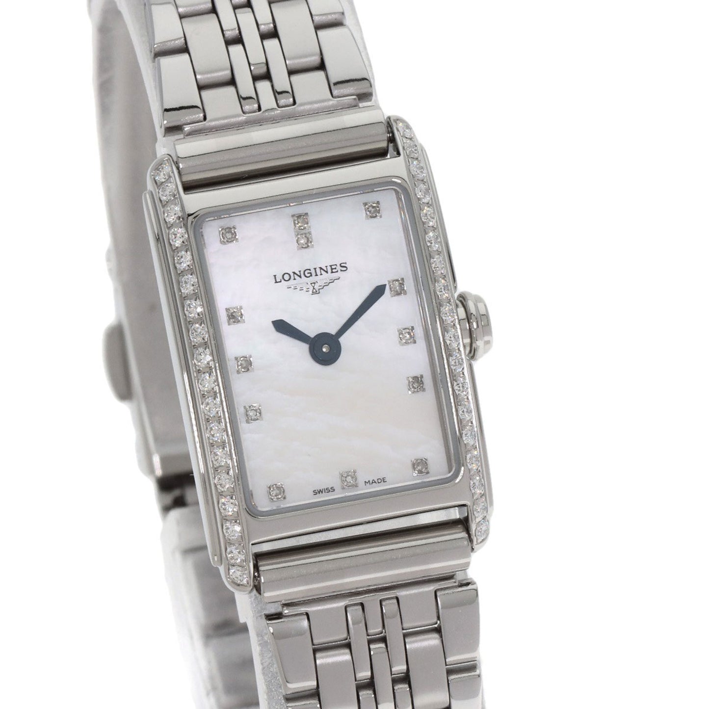 Longines L5.258.0 Conquest Diamond Watch In Stainless Steel/Ss