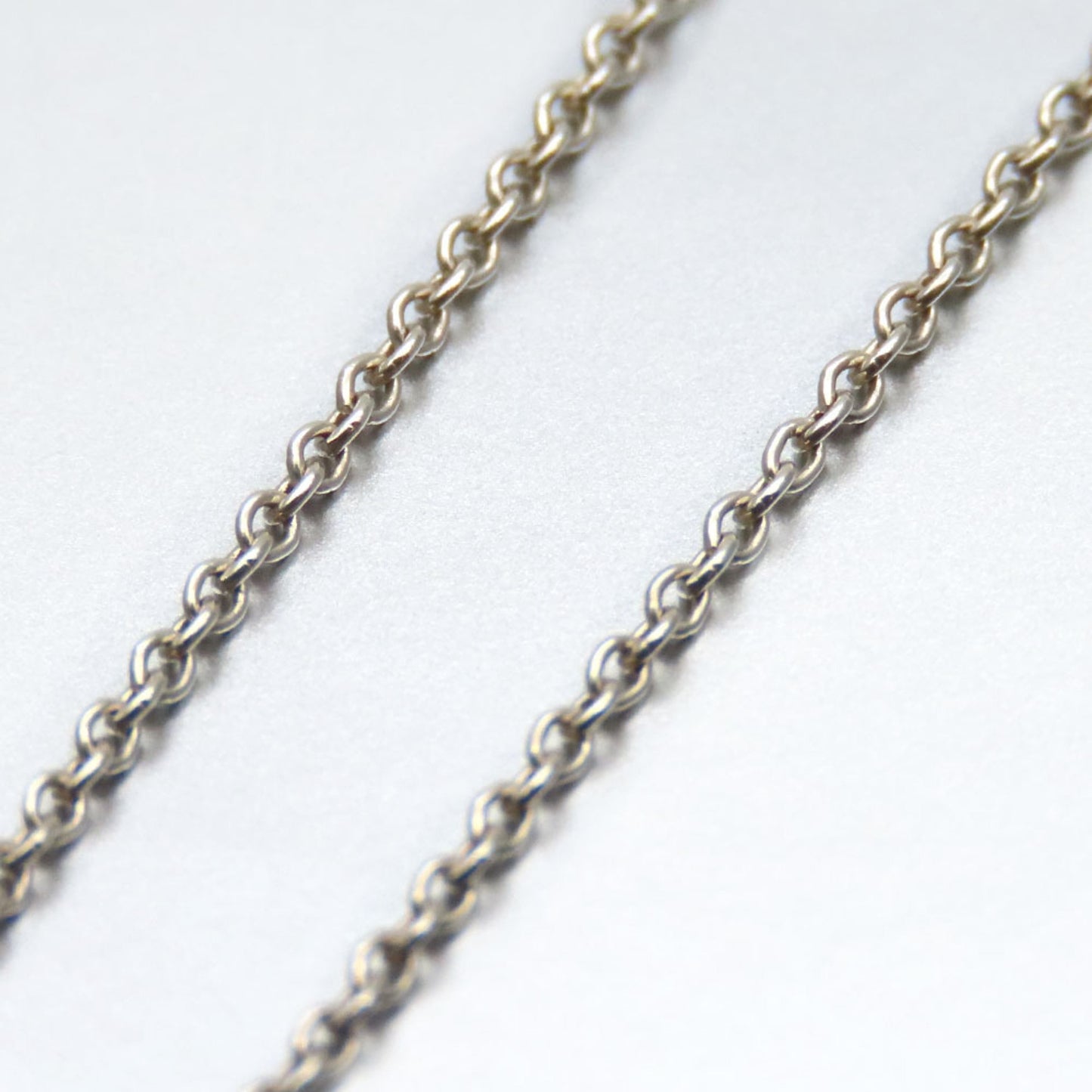 Tiffany Necklace Curved Heart Silver 925 Approx. 4.3G Elsa Peretti