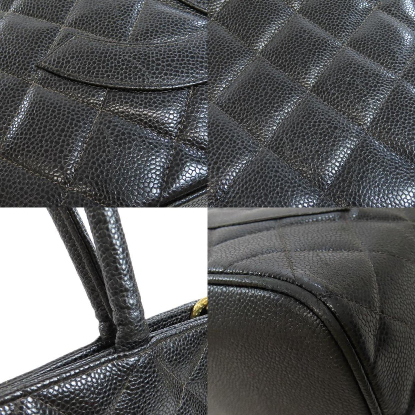 Chanel Reproduction Tote Bag Caviar Skin