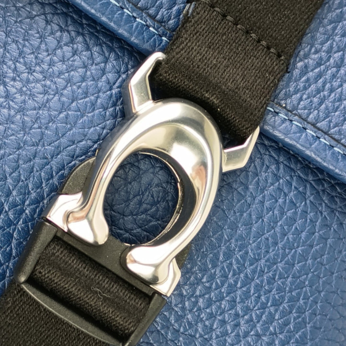 Coach Shoulder Bag Beck Crossbody Cj736 Blue Black Leather