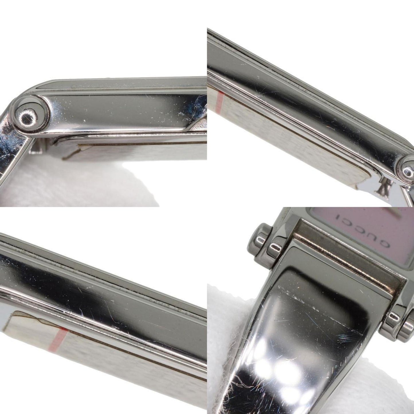 Gucci 1500L Square Face Watch Stainless Steel Ss