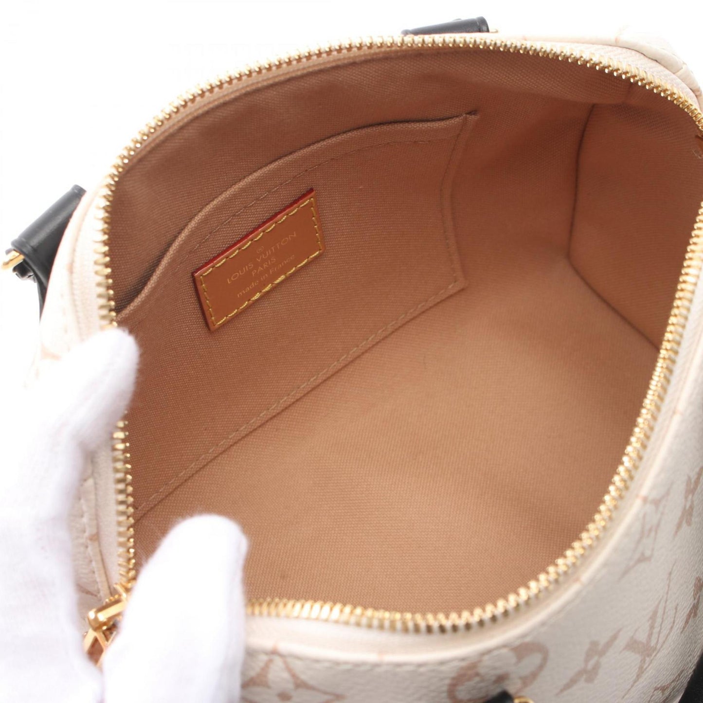 Louis Vuitton Speedy Bandouliere 20 Handbag Coated Canvas Leather