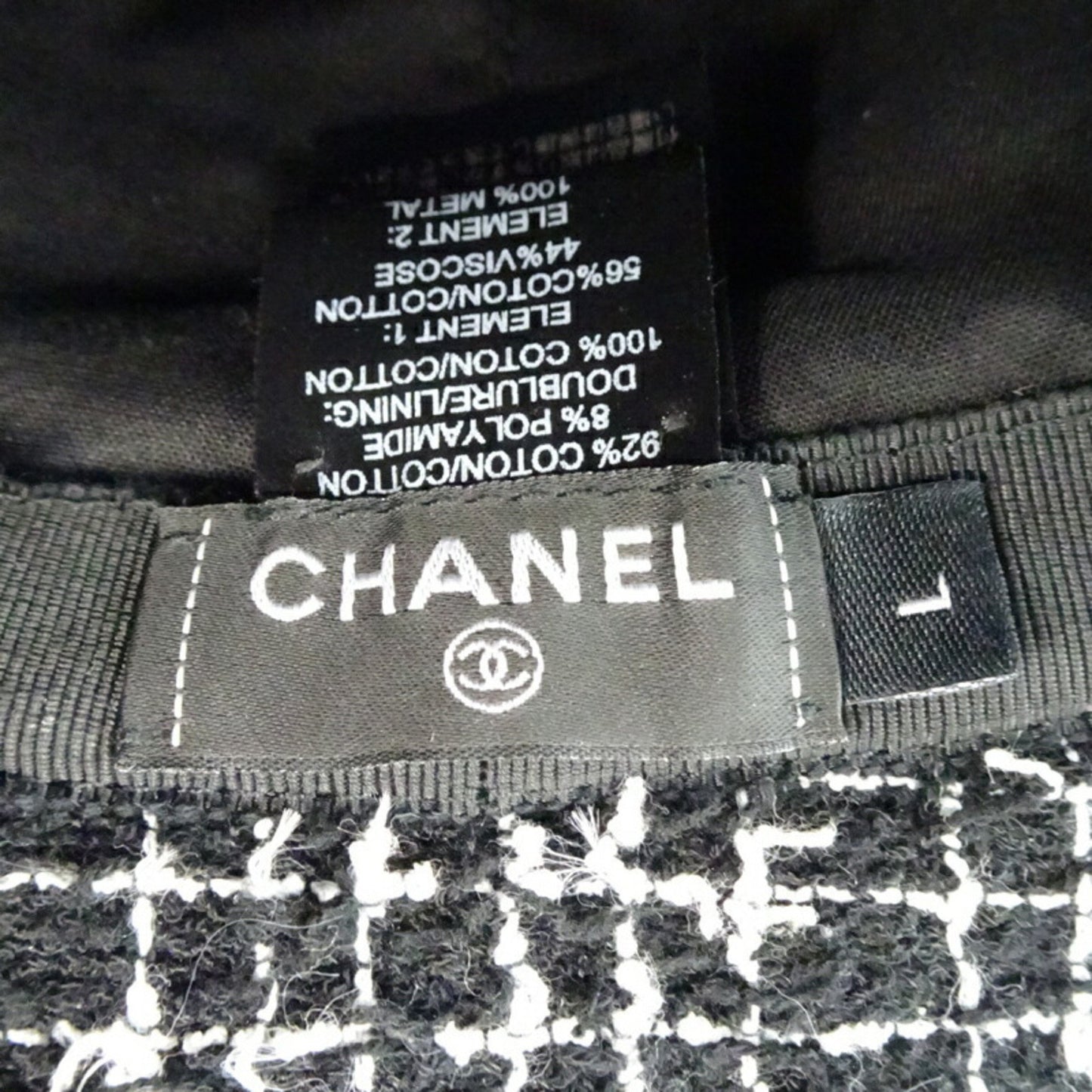 Chanel Tweed Bucket Hat