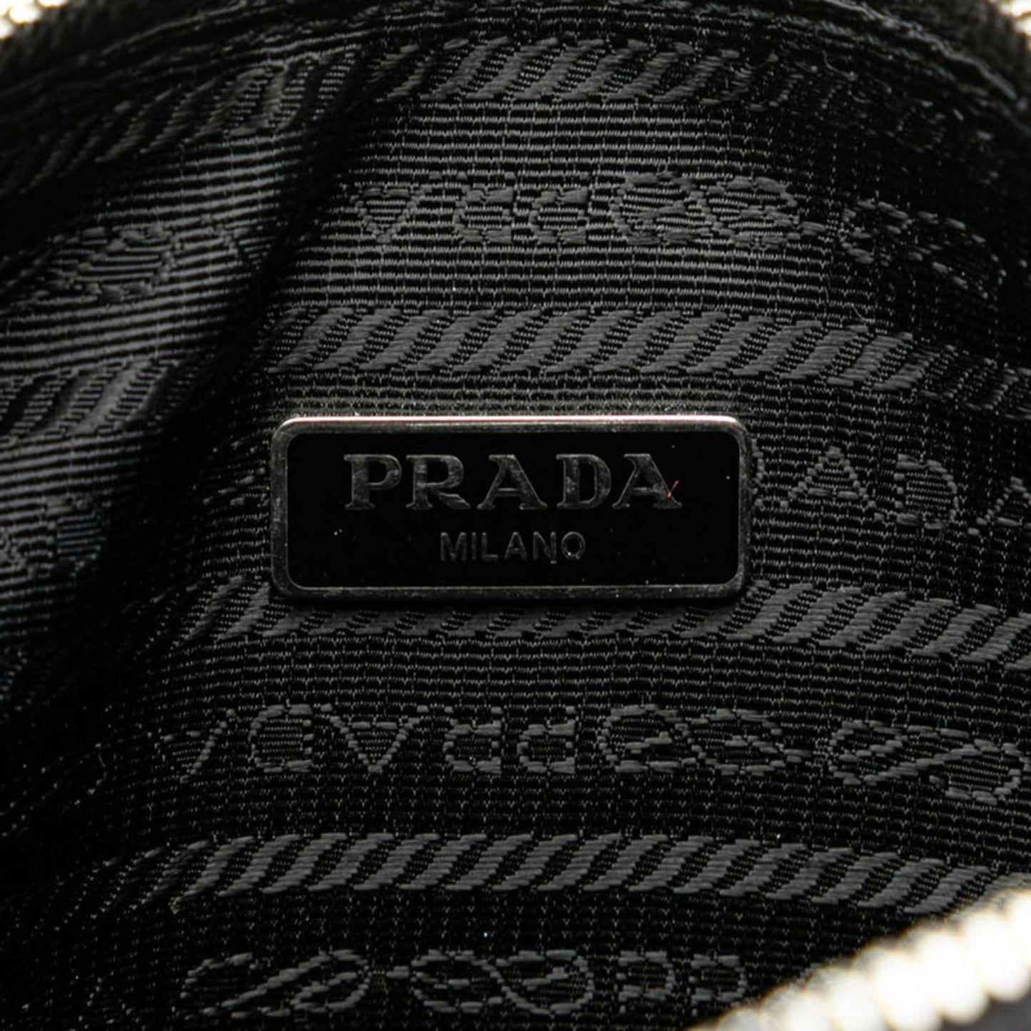 Prada Triangle Crochet Crossbody Shoulder Bag Black Raffia