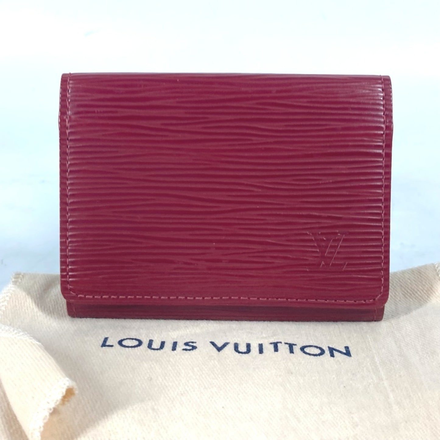 Louis Vuitton M8658M Epi Envelope Carte De Visite
