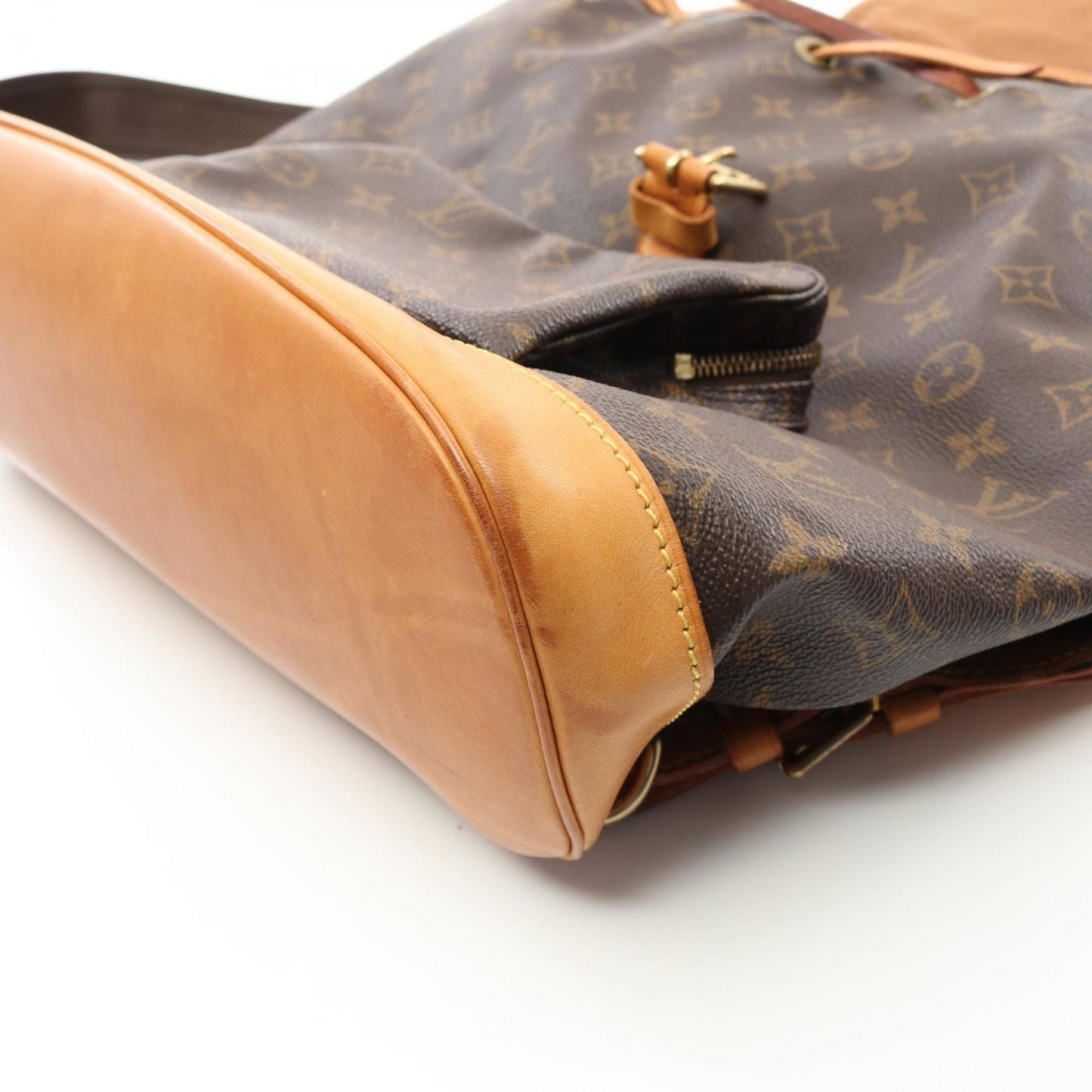 Louis Vuitton Montsouris Gm Backpack Coated Canvas Leather Monogram