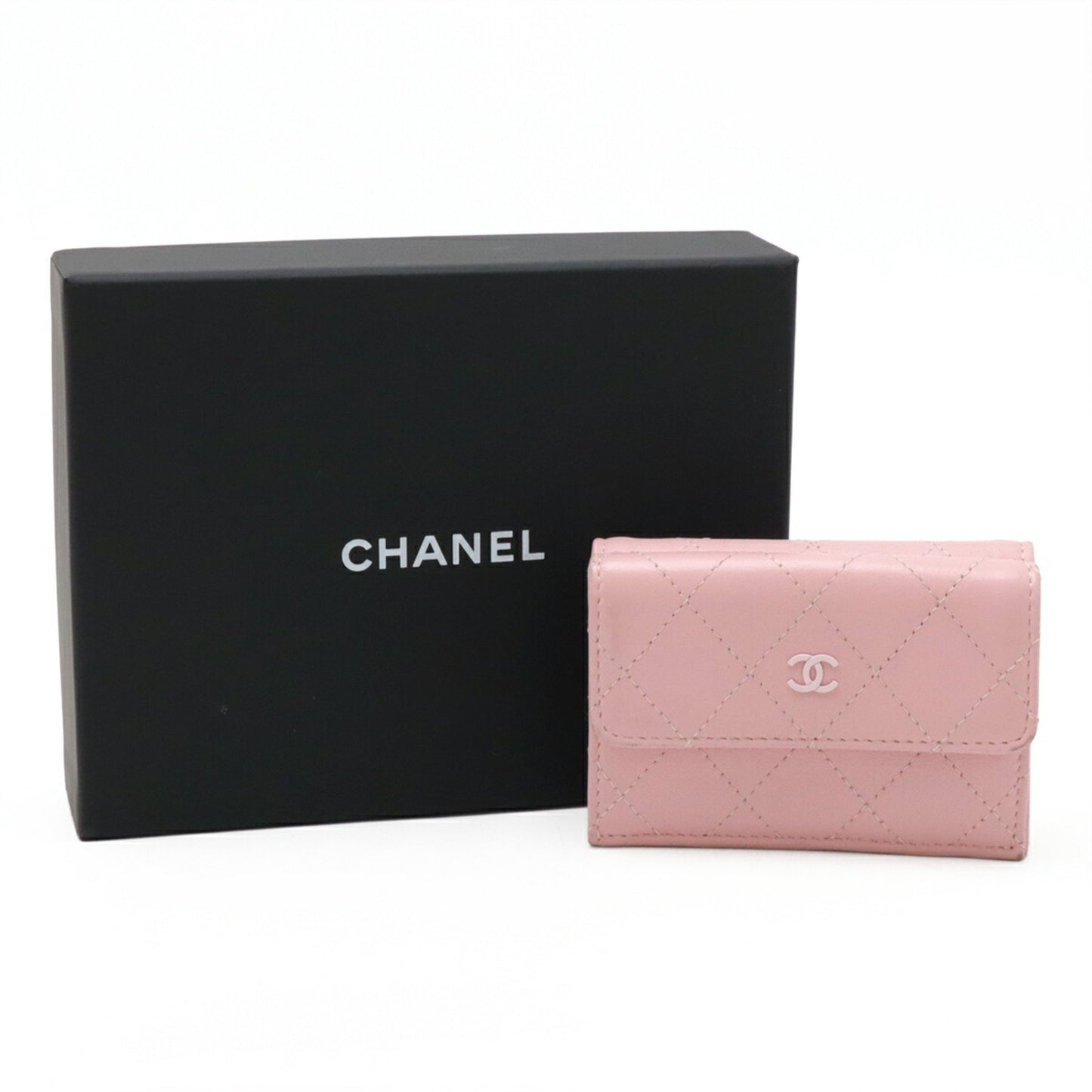 Chanel Matelasse Coco Mark Tri-Fold Wallet