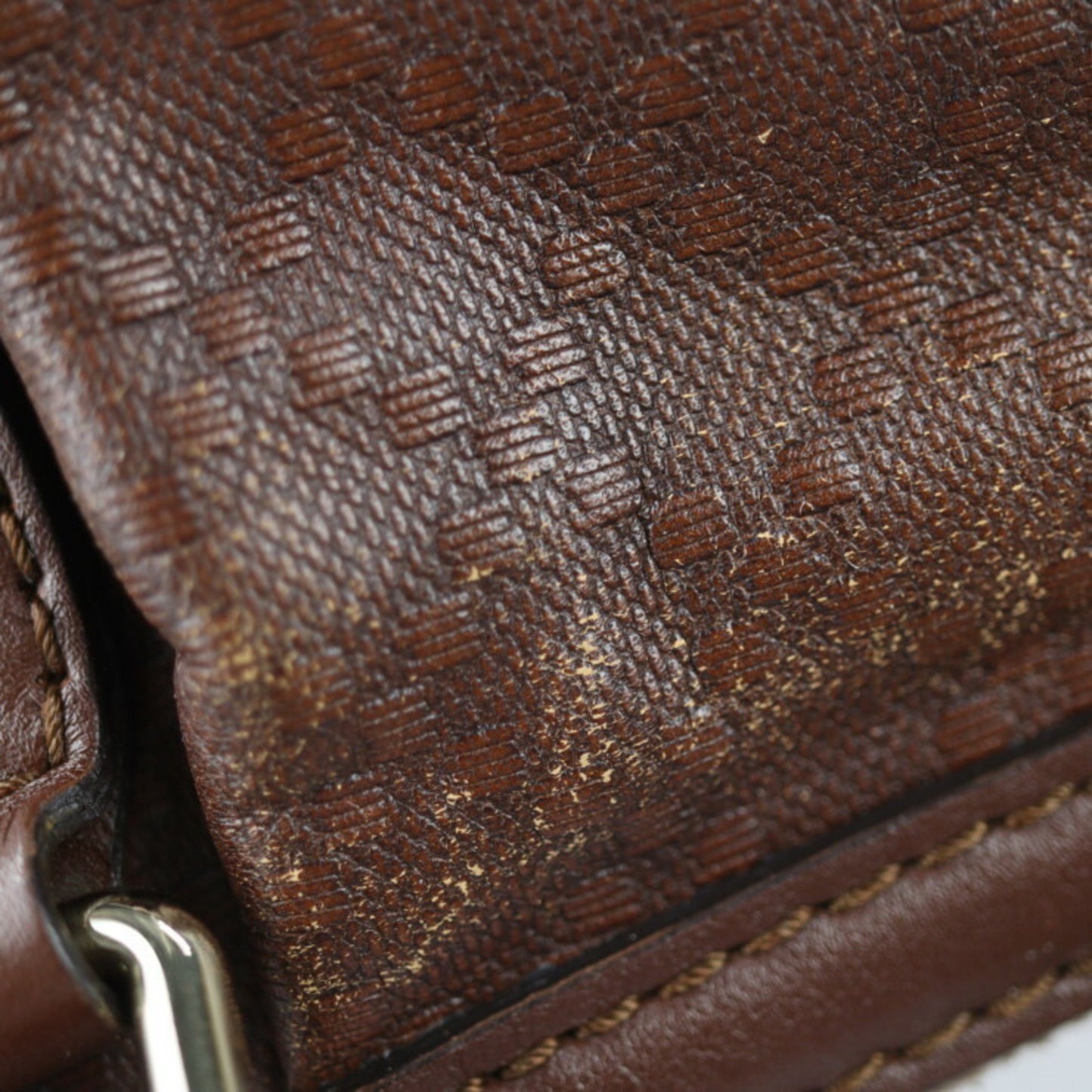 Gucci Gucci Suki Diamante Handbag 247902 Leather Brown Gold Metal Fittings 2Way Shoulder Bag