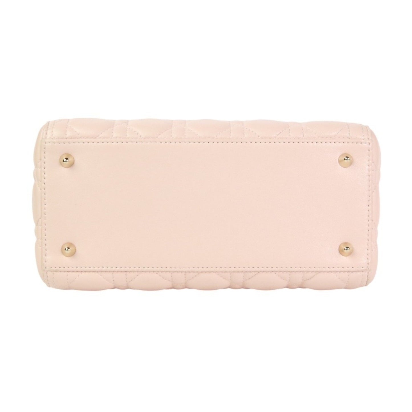 Christian Dior Lady Cannage 2Way Handbag Shoulder Bag Cal44550 Pink