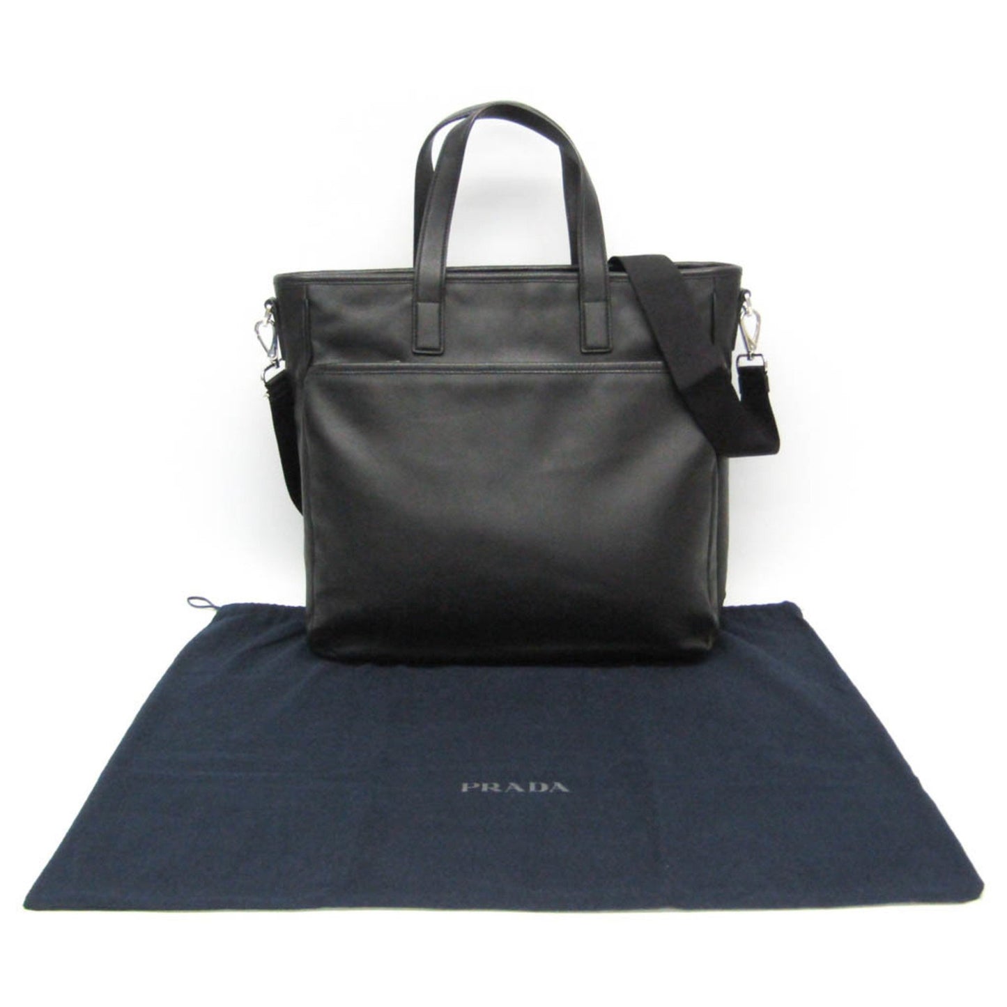 Prada Men'S Leather Handbag