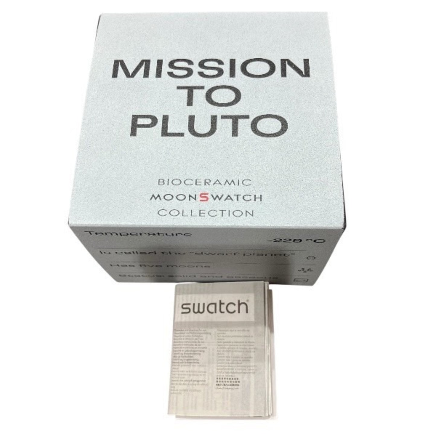 Omega X Swatch Moonswatch Mission To Pluto So33M101 Quartz