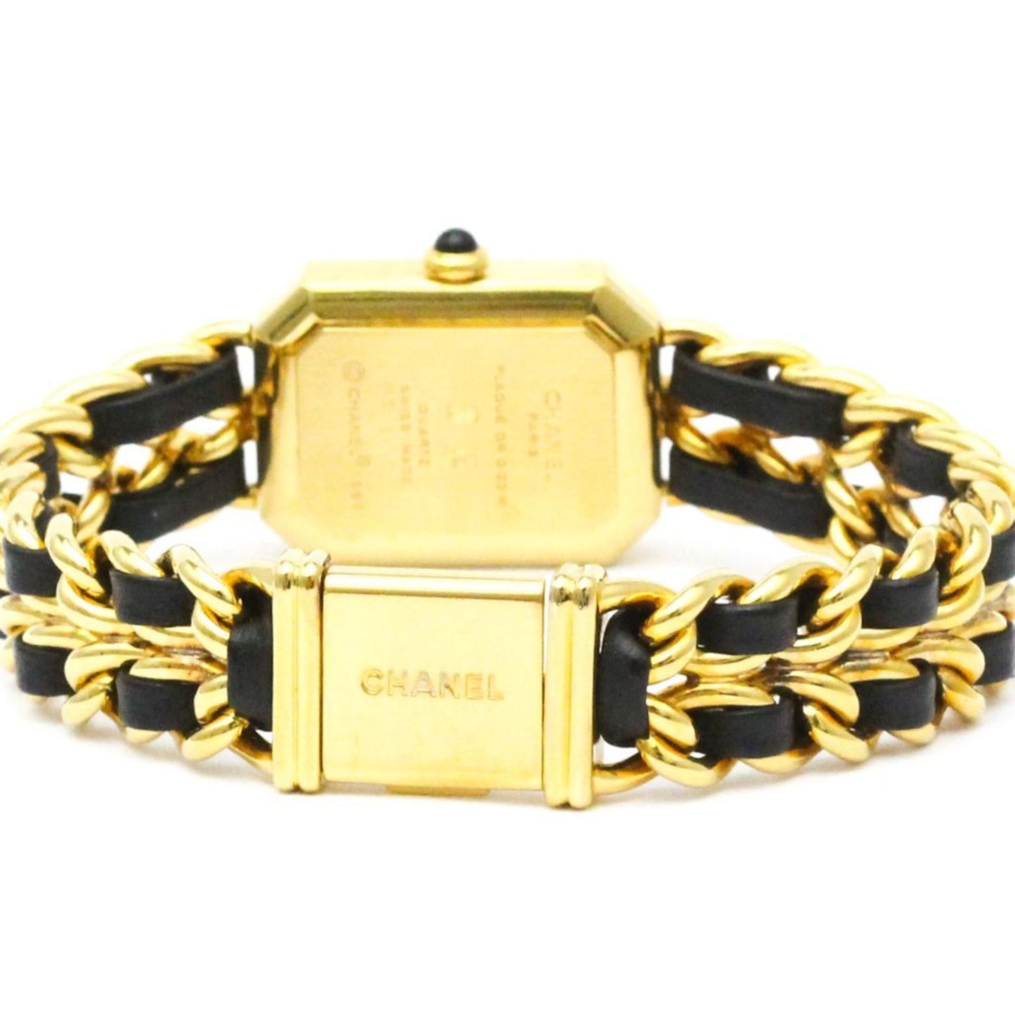 Chanel Premiere Size L Gold Plated Quartz