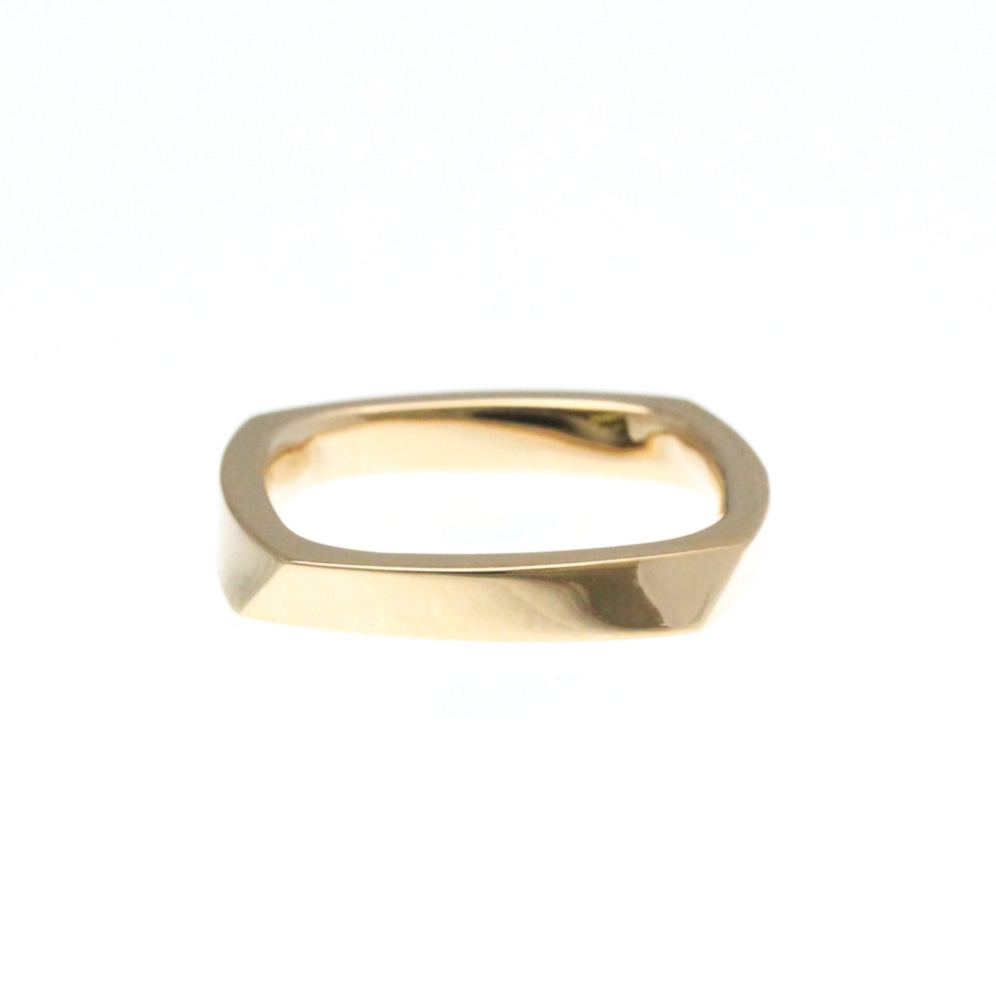 Tiffany Torque Narrowing Pink Gold (18K) Fashion No Stone Band Ring Pink Gold