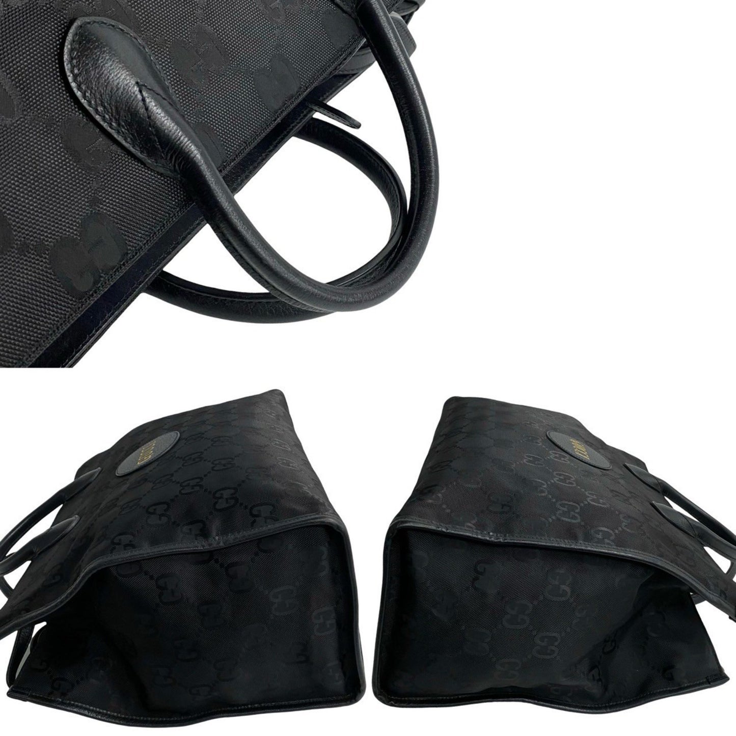 Gucci Off The Grid Gg Monogram Leather Canvas 2-Way Shoulder Bag