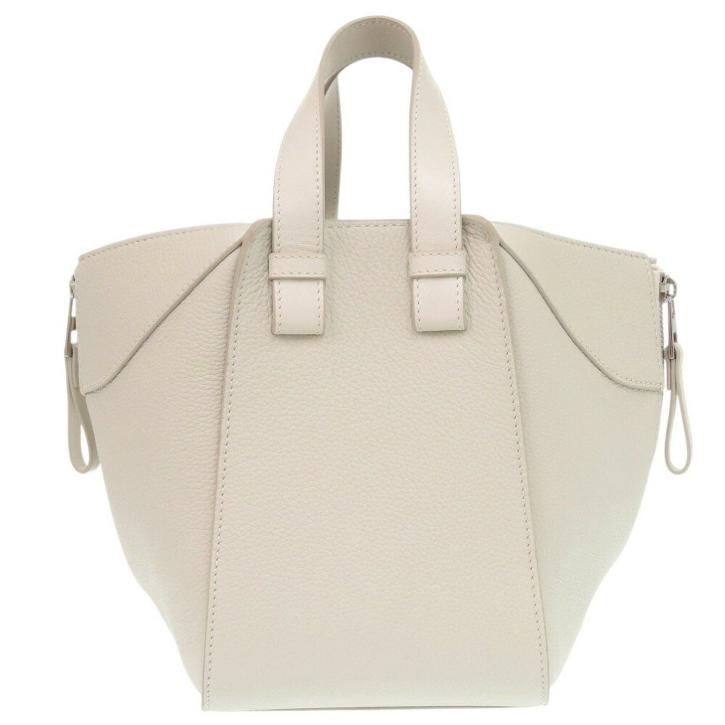 Like New Loewe Hammock Compact A538H13X03 Leather White Handbag