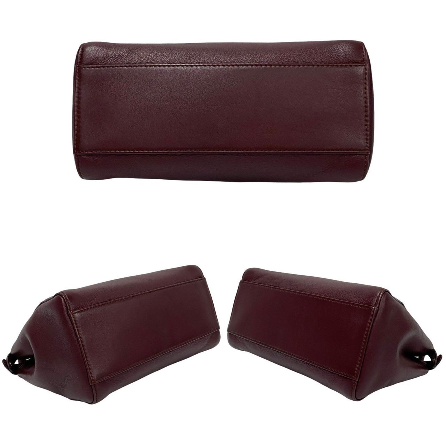 Fendi Peekaboo Mini Leather Turnlock 2-Way Handbag/Shoulder Bag