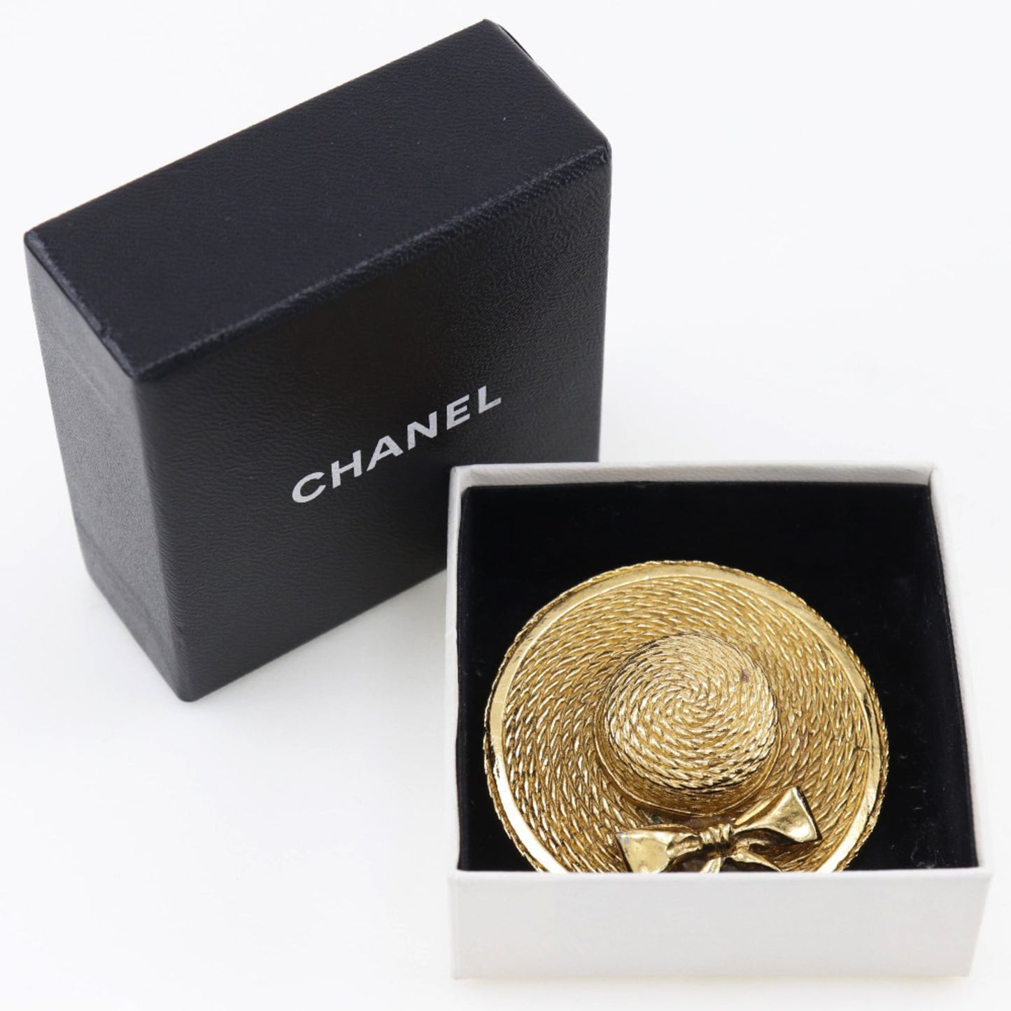 Chanel Straw Hat Brooch
