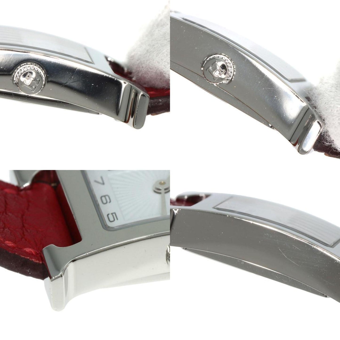 Hermes Hh11.210 H Watch Stainless Steel Leather