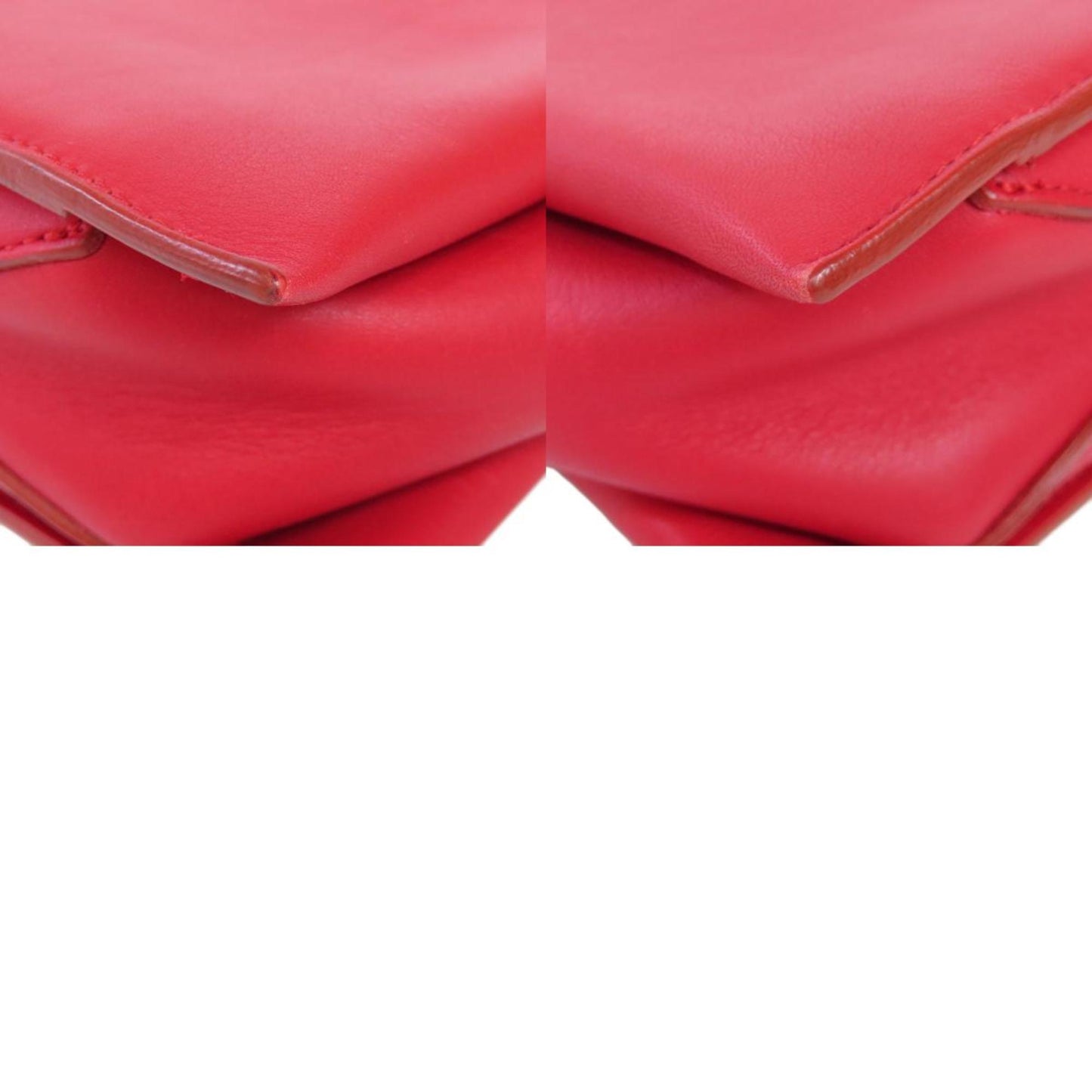 Celine Trifold Shoulder Bag In Calf Leather