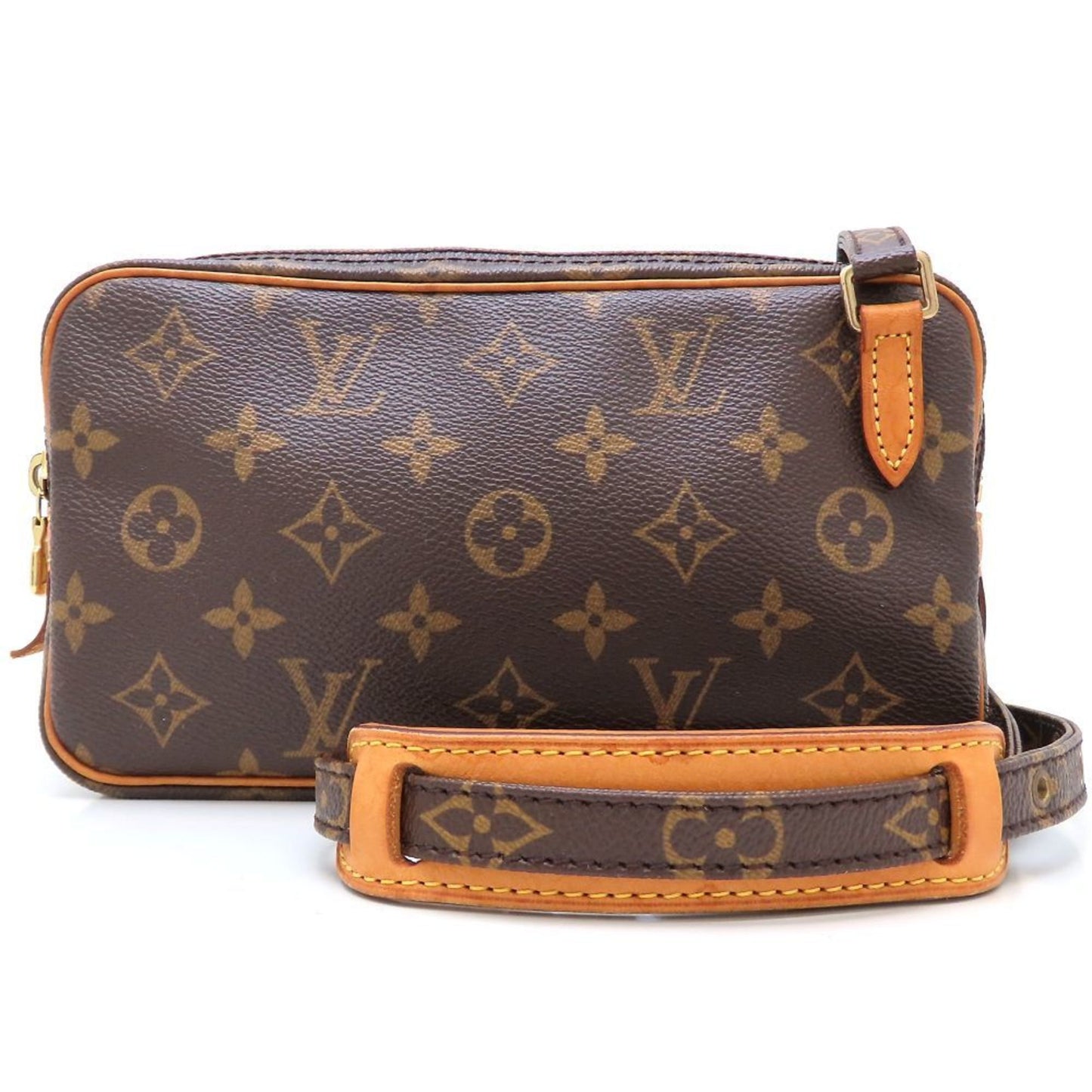 Louis Vuitton Monogram Marly Bandouliere M51828 Shoulder Bag Brown