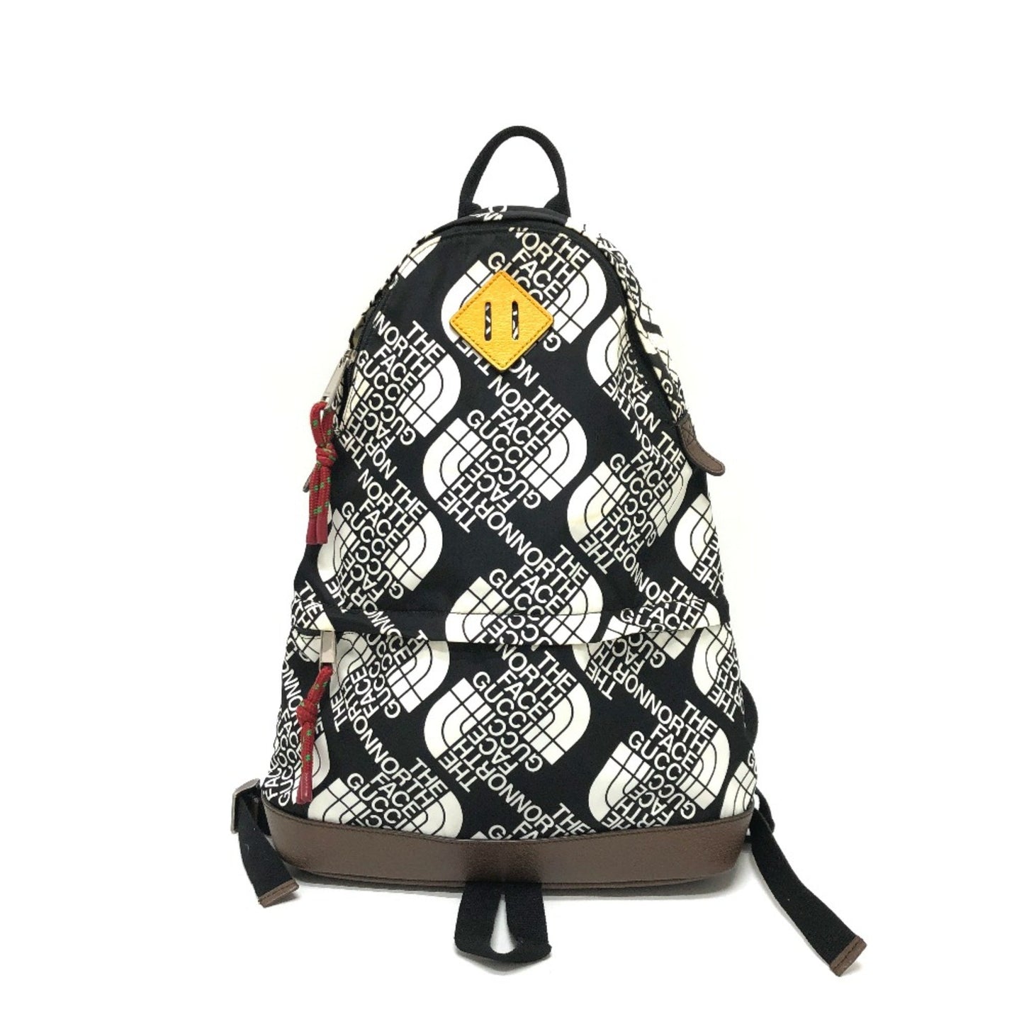 Gucci 650288 Backpack Backpack Black X White Brown/Silverhardware