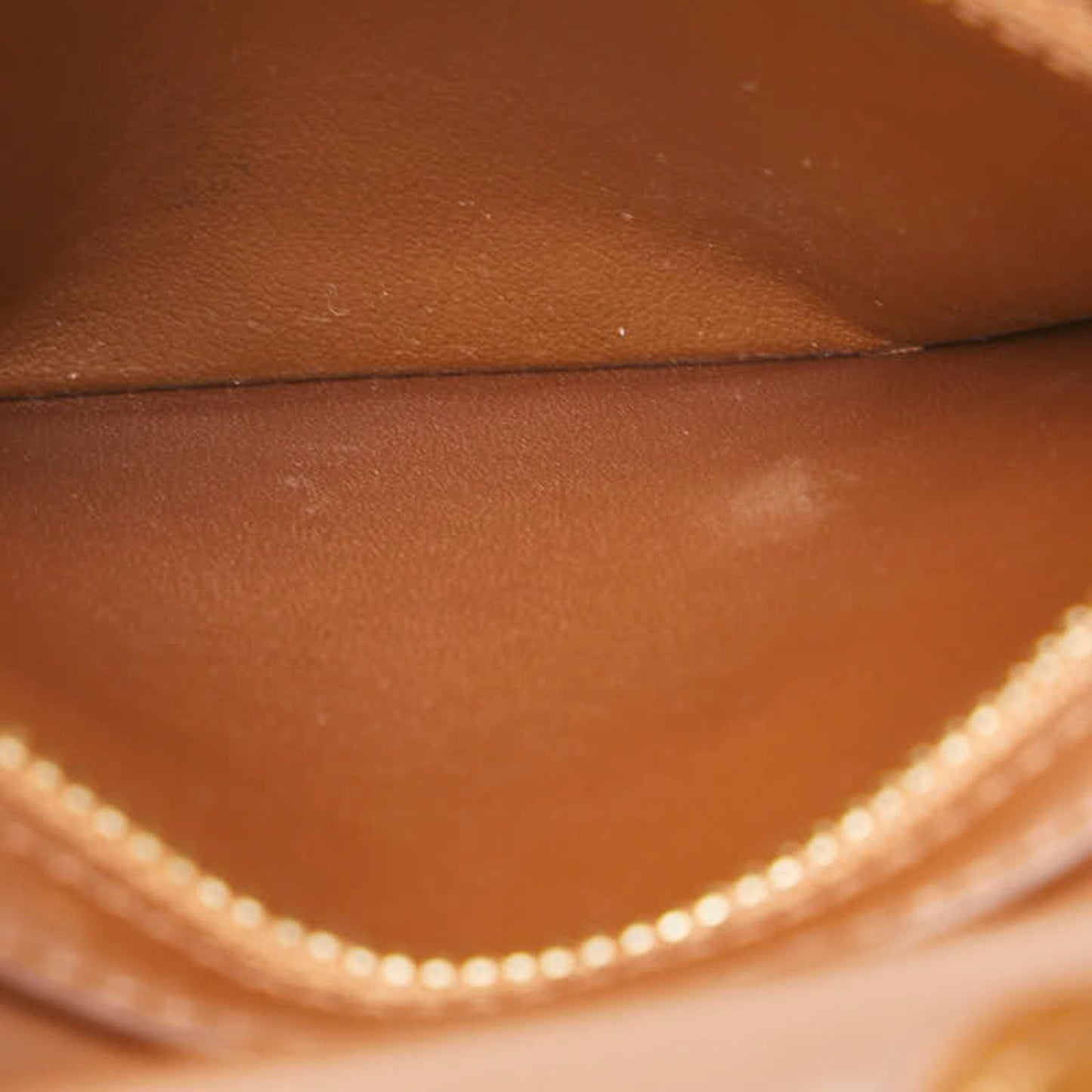 Louis Vuitton Monogram Vernis Walker Pochette M91154 Bronze Brown Patent Leather