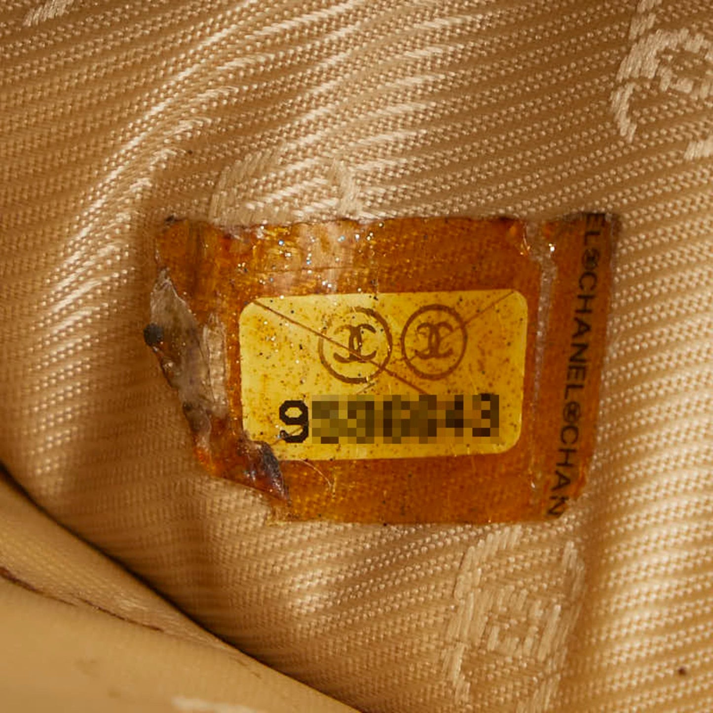 Chanel Coco Button Long Wallet Yellow Leather