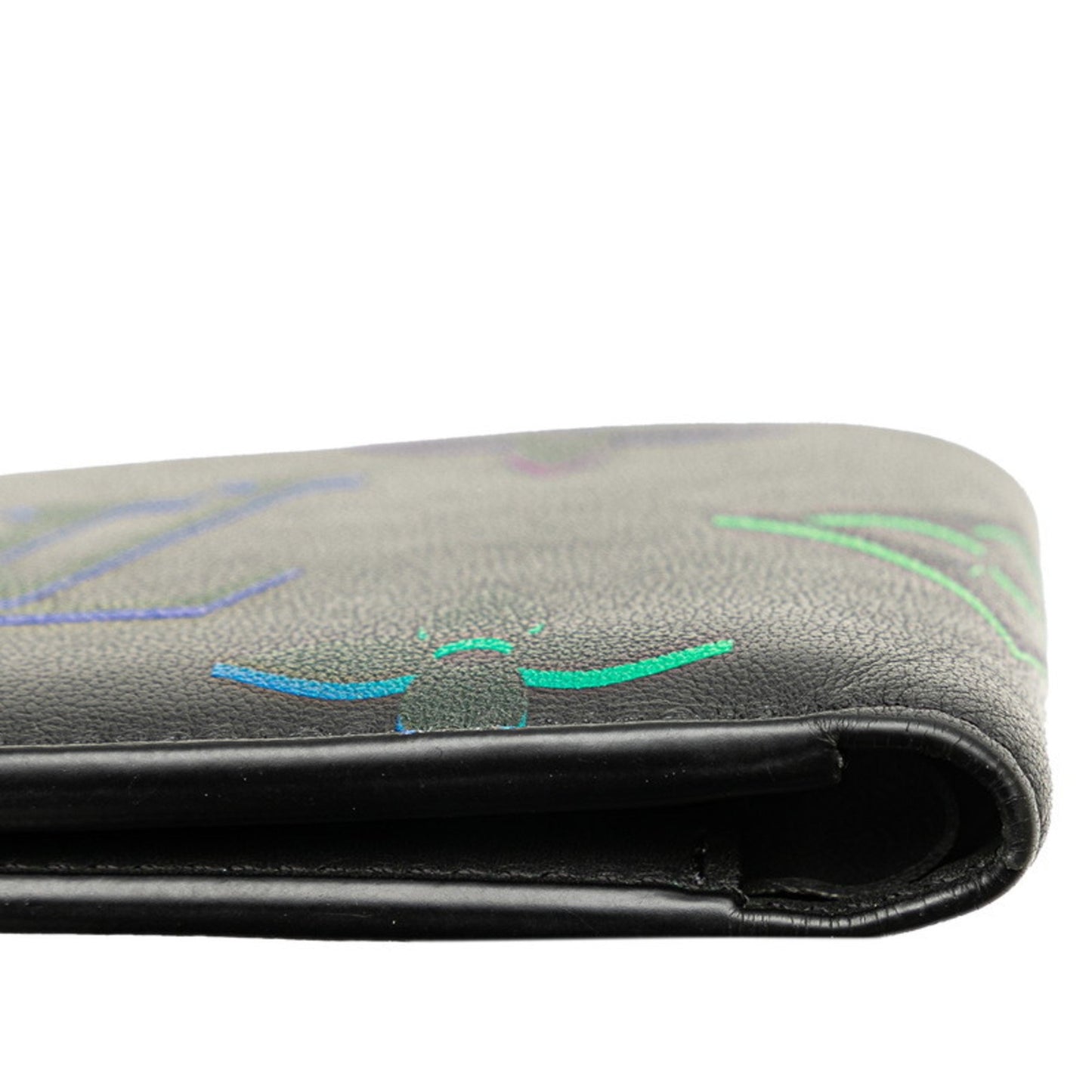 Louis Vuitton Monogram Spotlight Bi-Fold Wallet Compact M82297 Noir Black Leather