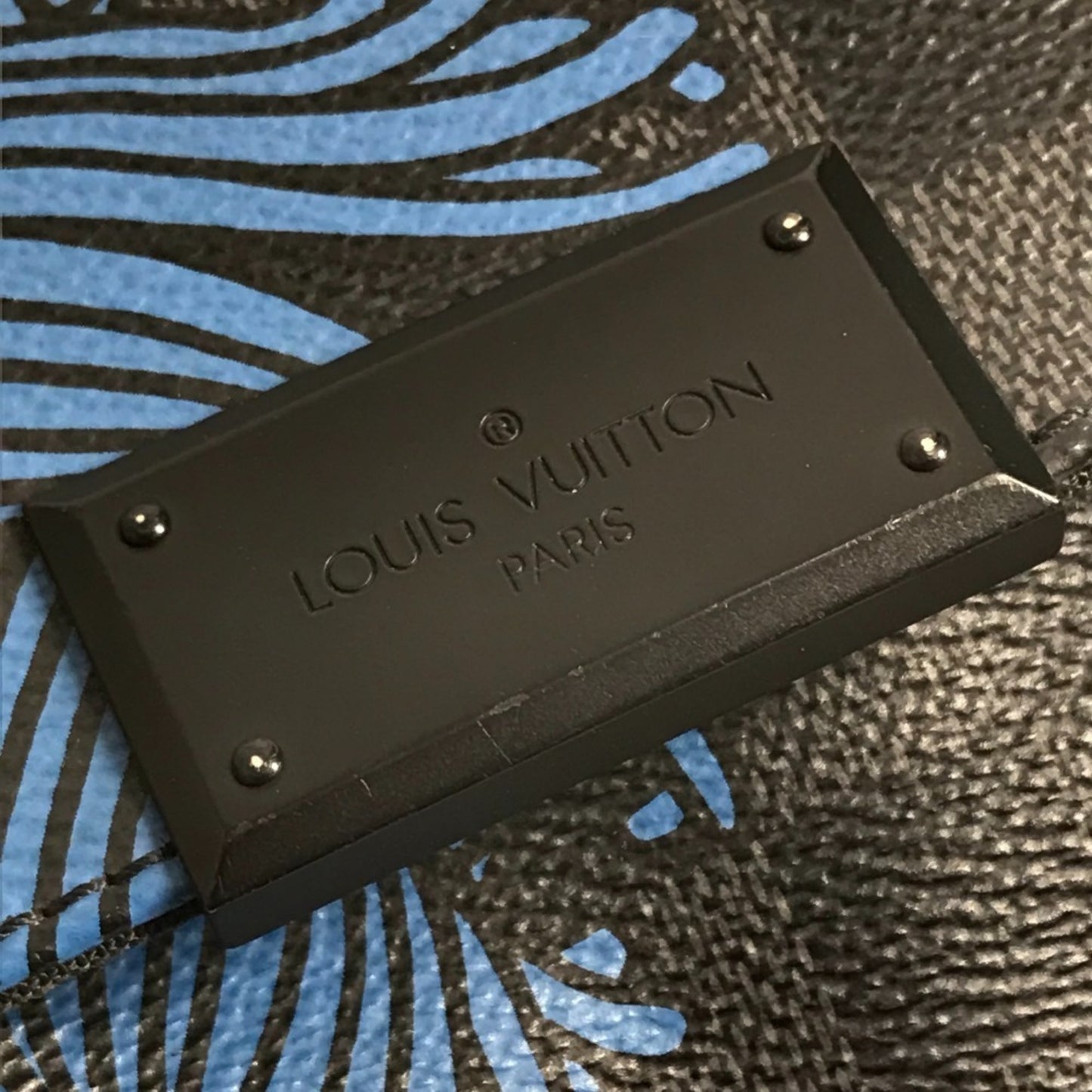 Louis Vuitton N41714 Damier Graphite District Pm Christopher Nemeth Rope Motif Messenger Bag Flap