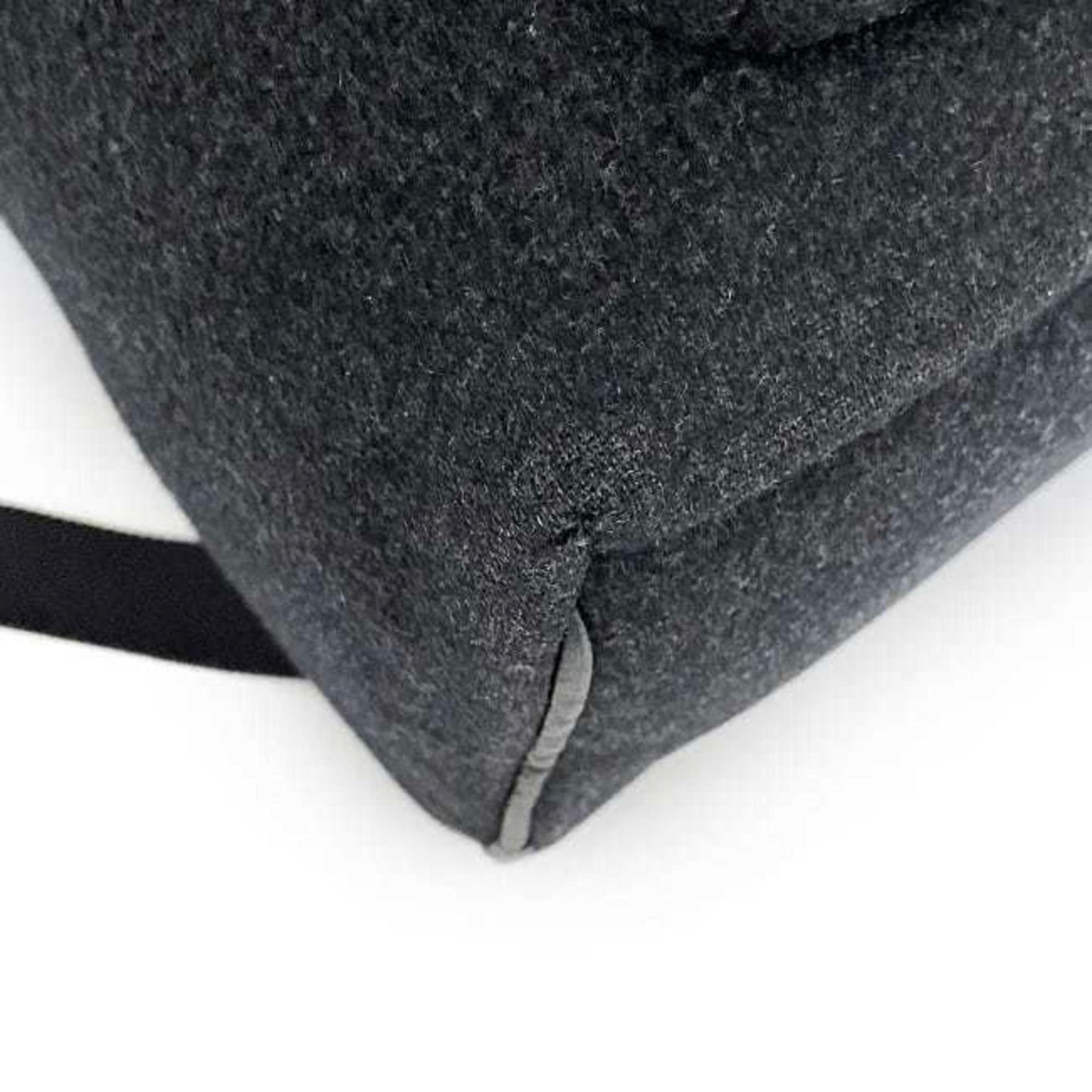 Saint Laurent Backpack F-21216 Black 326865 Felt Canvas Leather Saint Laurent Paris One Night Two