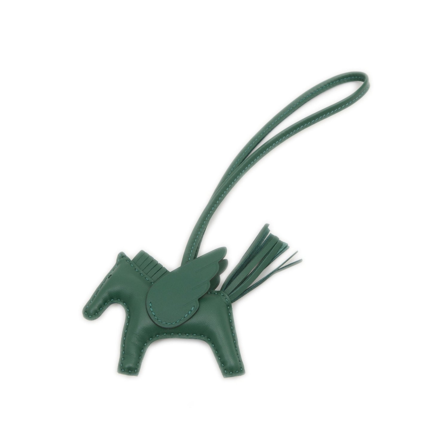 Hermes Herms Rodeo Pegasus Pm Bag Charm Vert Moyen W Stamp