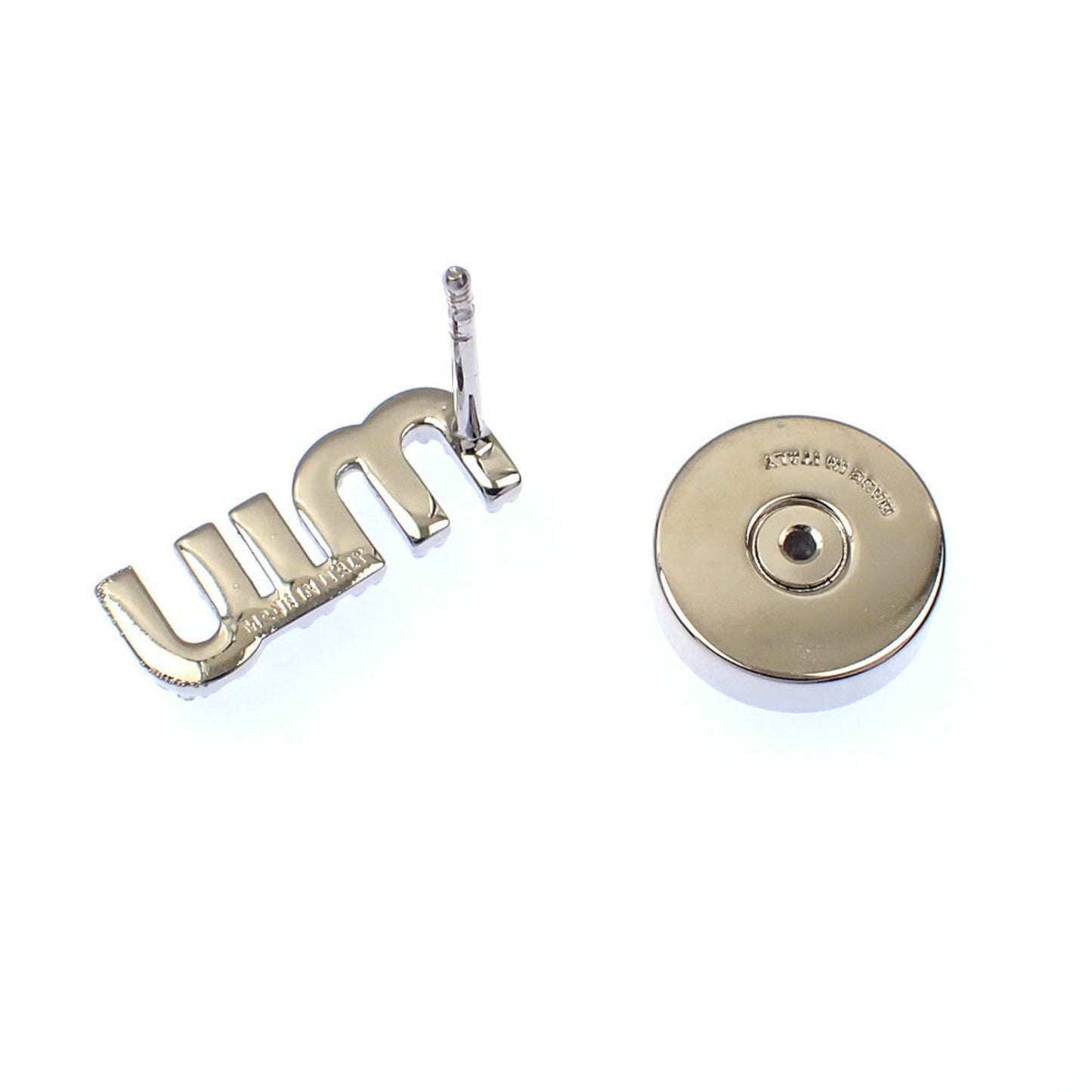 Miu Miu Miu Crystal-Studded Metal Earrings For Women