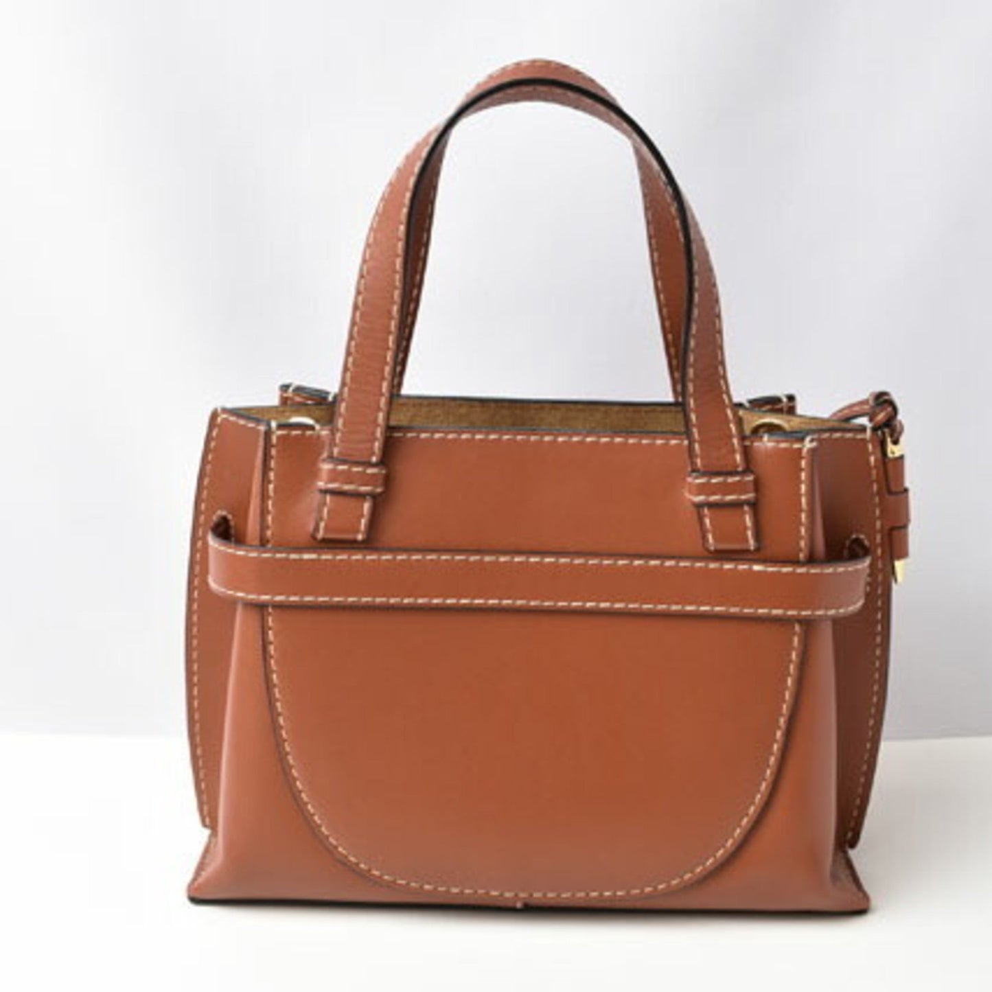 Loewe Handbag/Gate/Shoulder Bag 2Way Bag Leather Brown 321.56.Z99