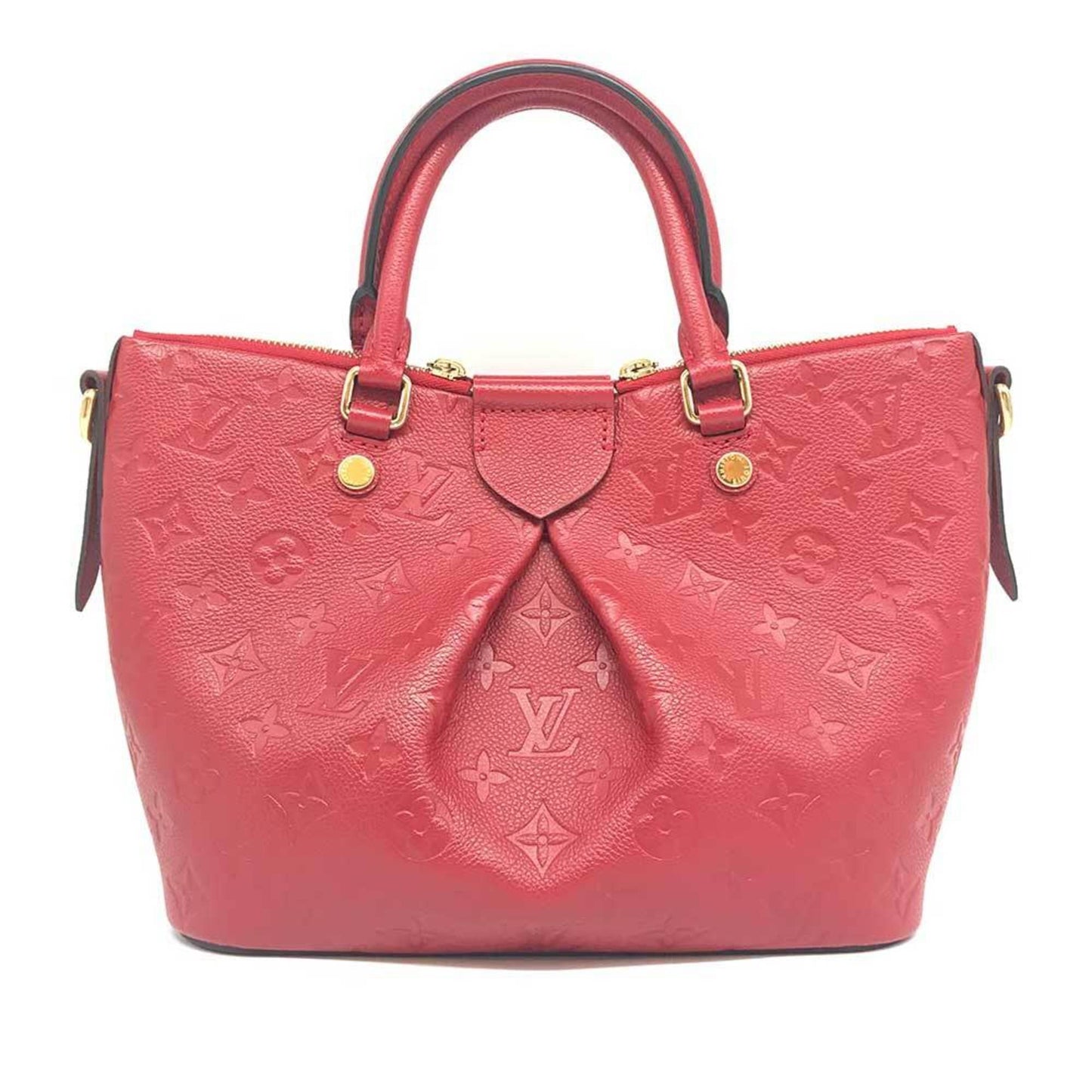 Louis Vuitton Mazarine Pm Monogram Empreinte Red Leather Handbag Shoulder M50638 Louis Vuitton