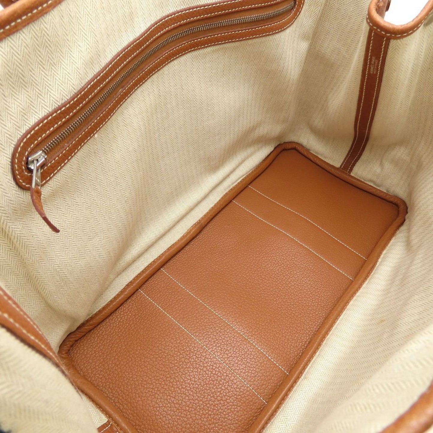 Hermes Garden 36 Pm Handbag K Stamp 2007 Negonda Gold 352485