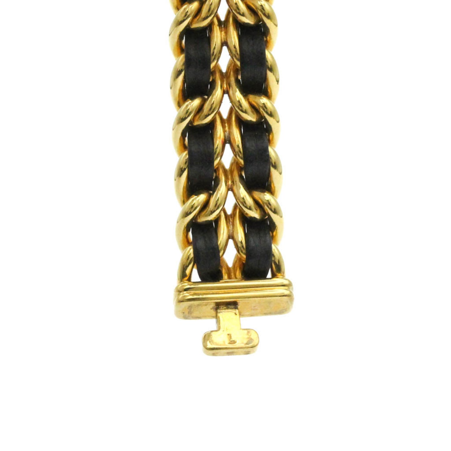 Chanel Premiere Size L Gold Plated Quartz