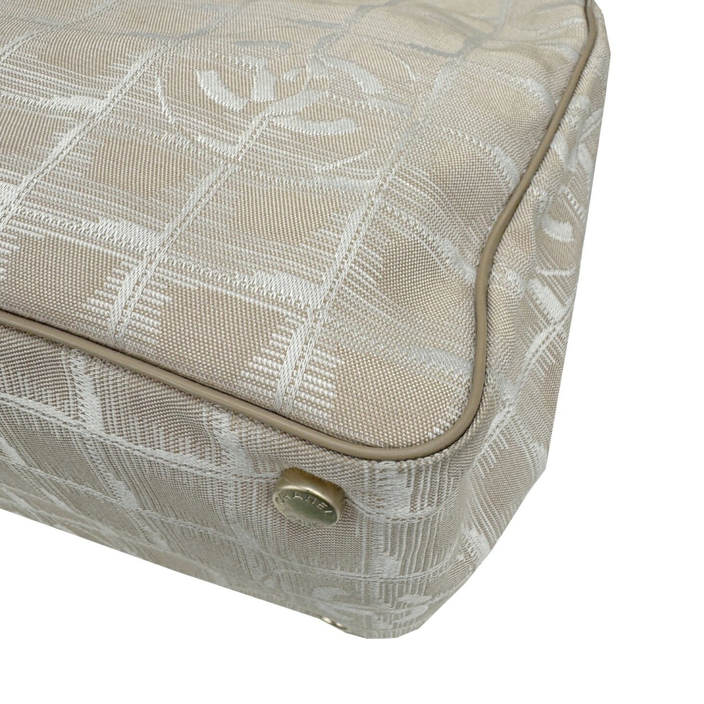 Chanel New Travel Line Tote Bag Beige Nylon 1 2008