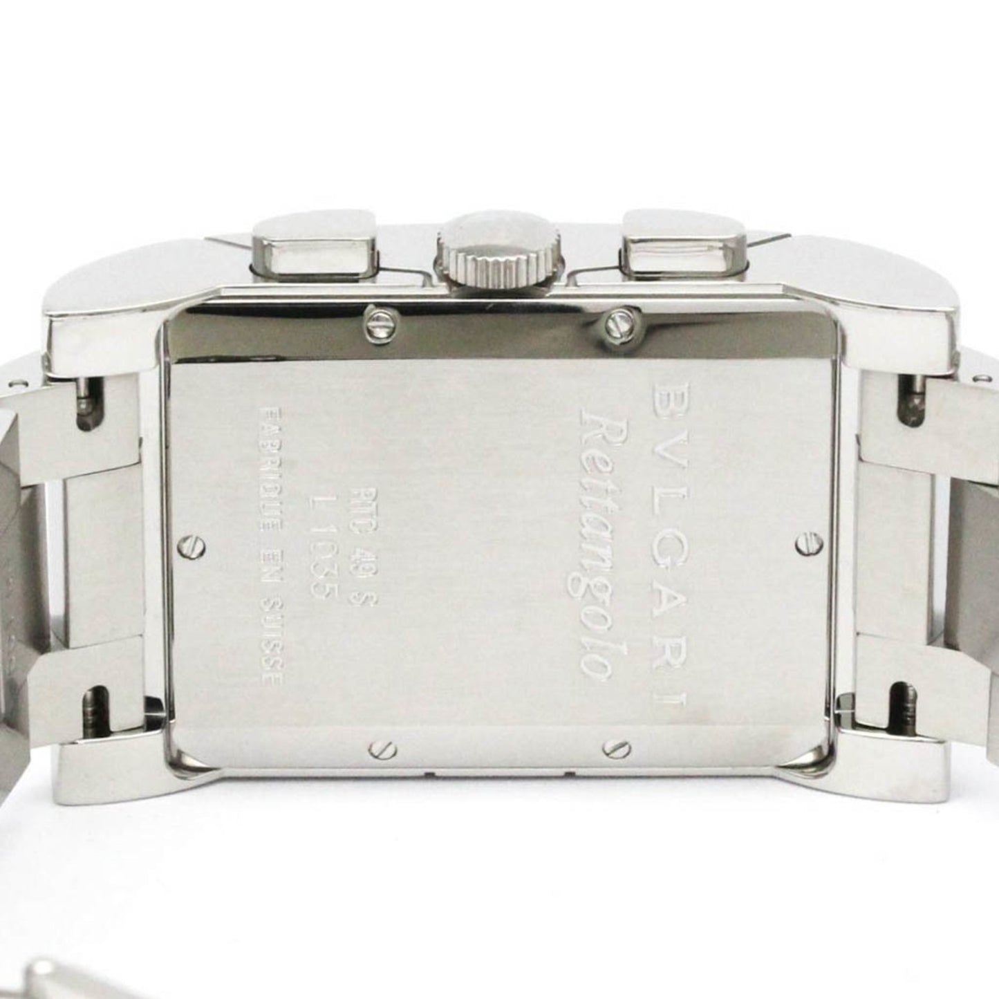 Bvlgari Rettangolo Stainless Steel Quartz