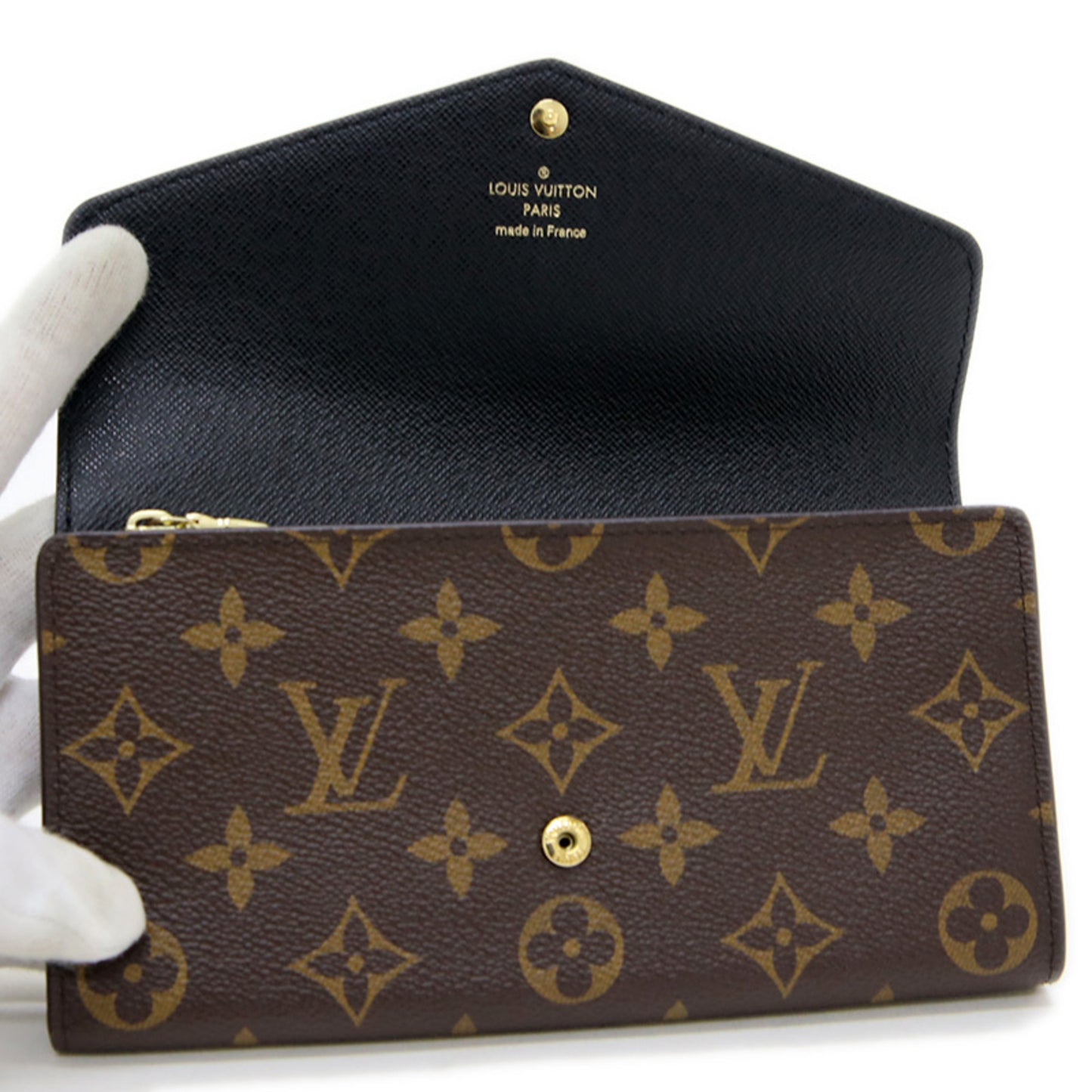 Louis Vuitton Monogram Giant Portefeuille Sarah Long Wallet M80726