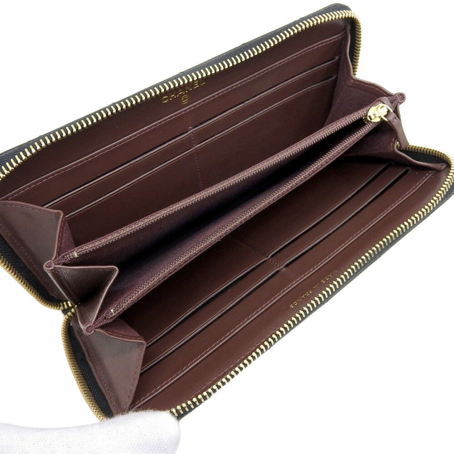 Chanel Coco Mark Round Long Wallet A50097