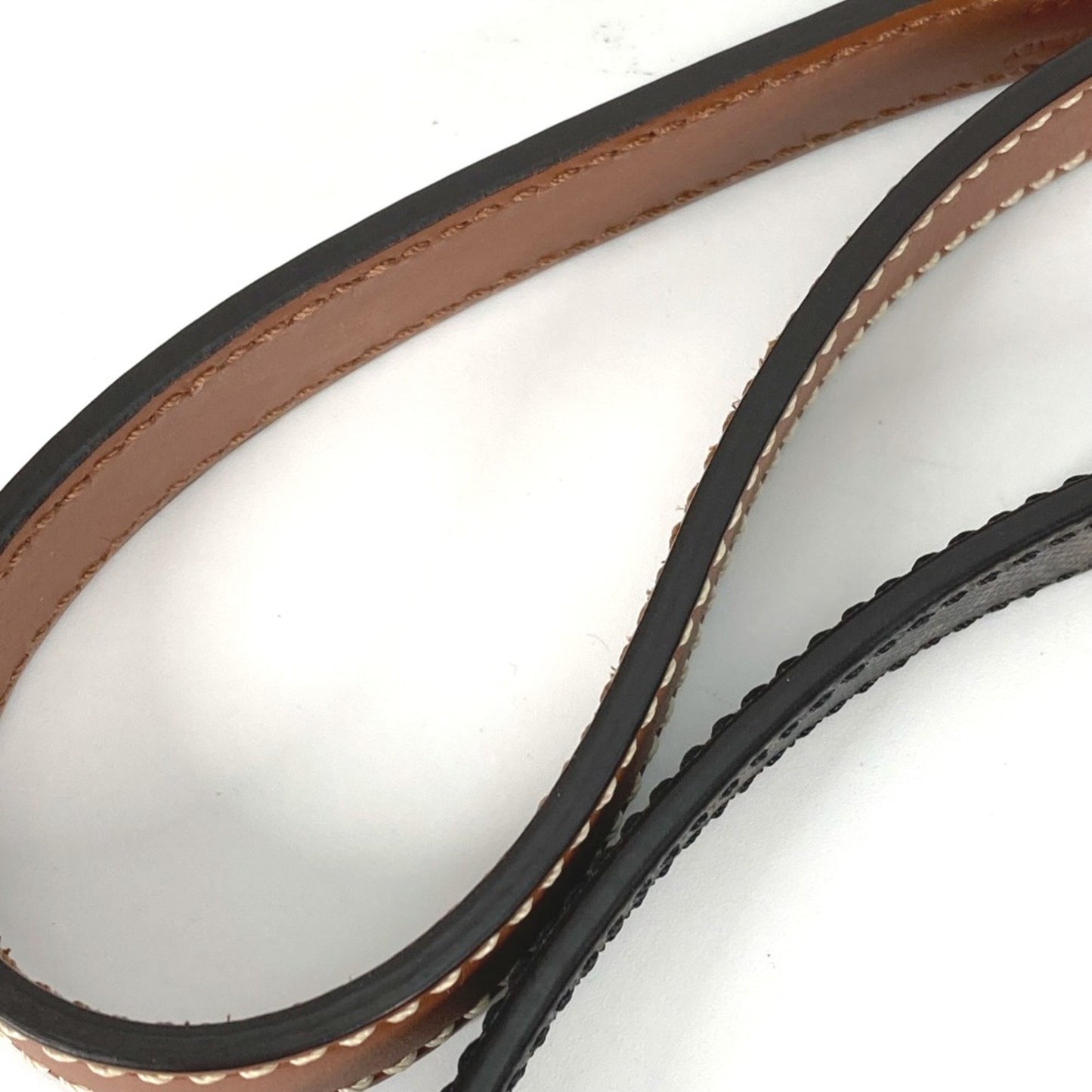 Celine 4M1582Eav.04Li Triomphe Dog Pet Dog Lead Tan Brown