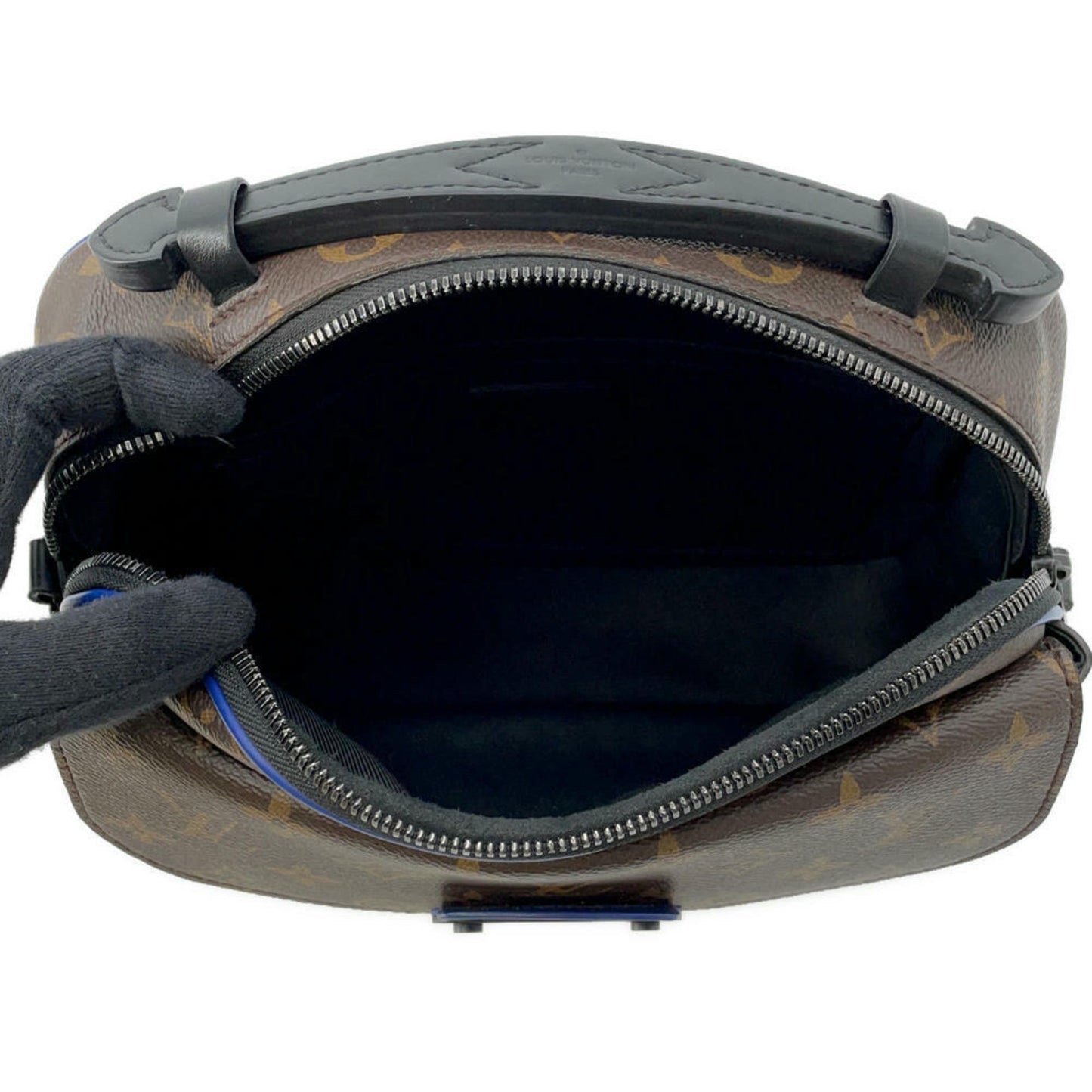 Louis Vuitton Shoulder Bag Monogram Macassar S Lock M45863 Louis Vuitton