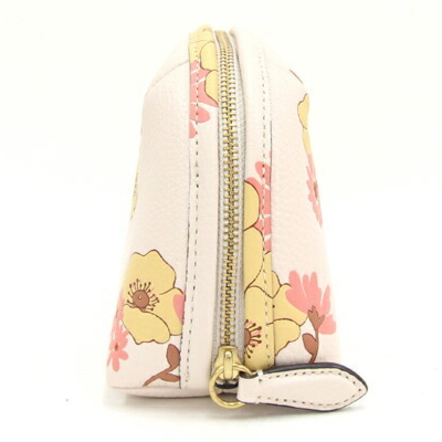 Coach Pouch C9018 Light Pink Leather Flower